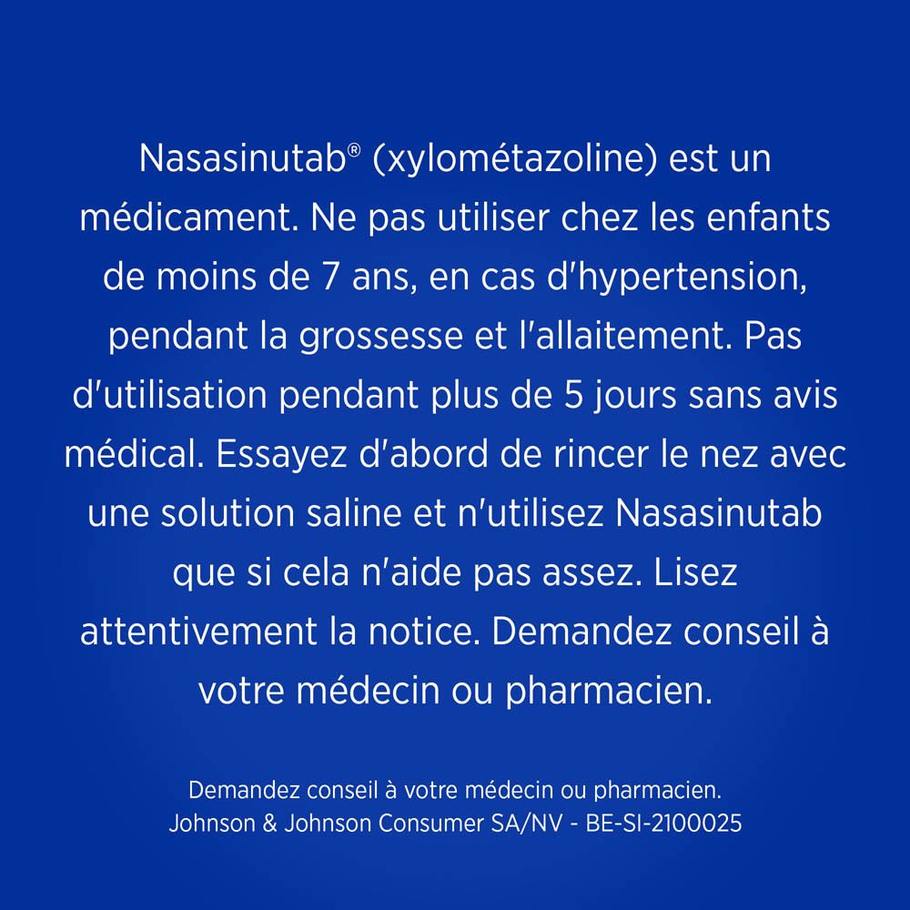 NasaSinutab® 1mg/ml - Soulage la Congestion Nasale, Action Rapide