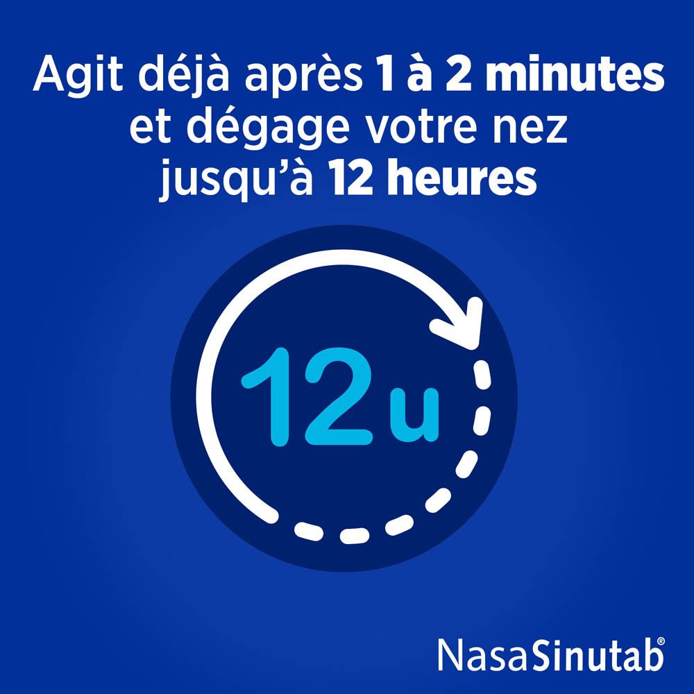 NasaSinutab® 1mg/ml - Soulage la Congestion Nasale, Action Rapide