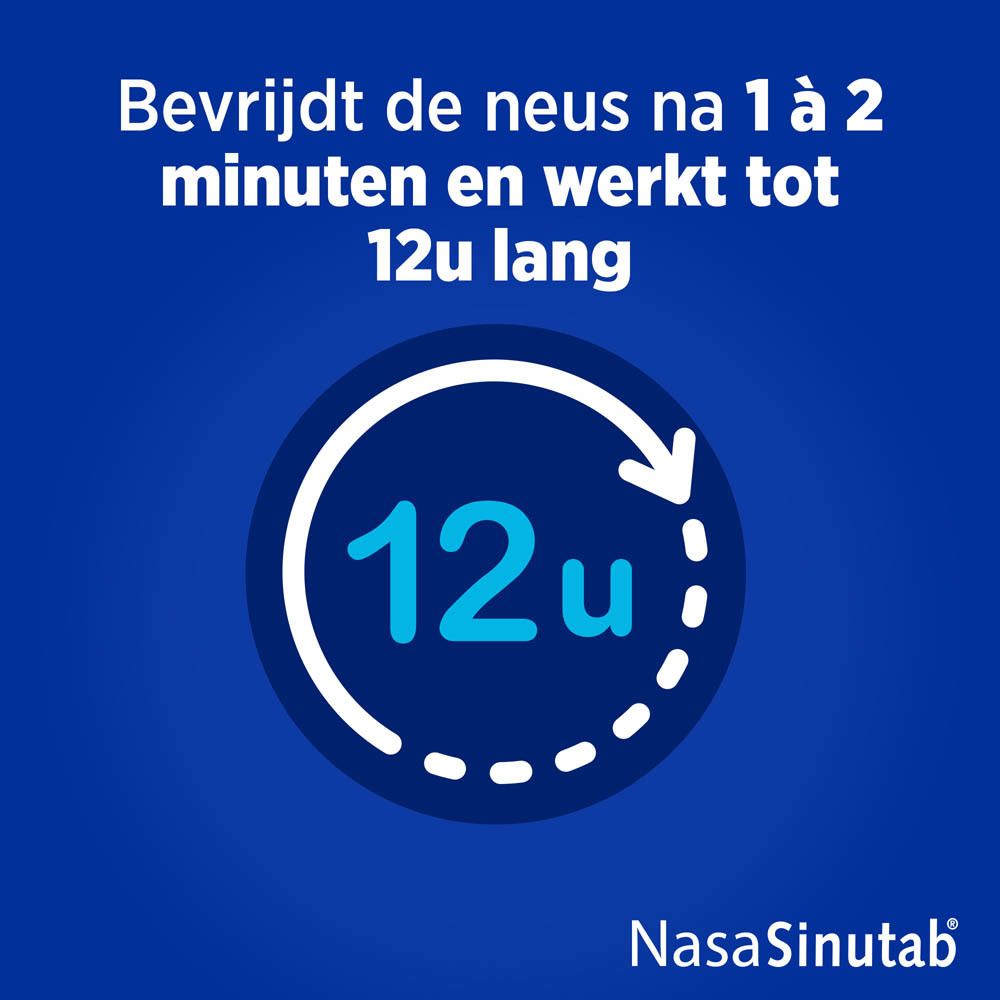 NasaSinutab® 1mg/ml - Helpt bij een Verstopte Neus, Snelle Werking