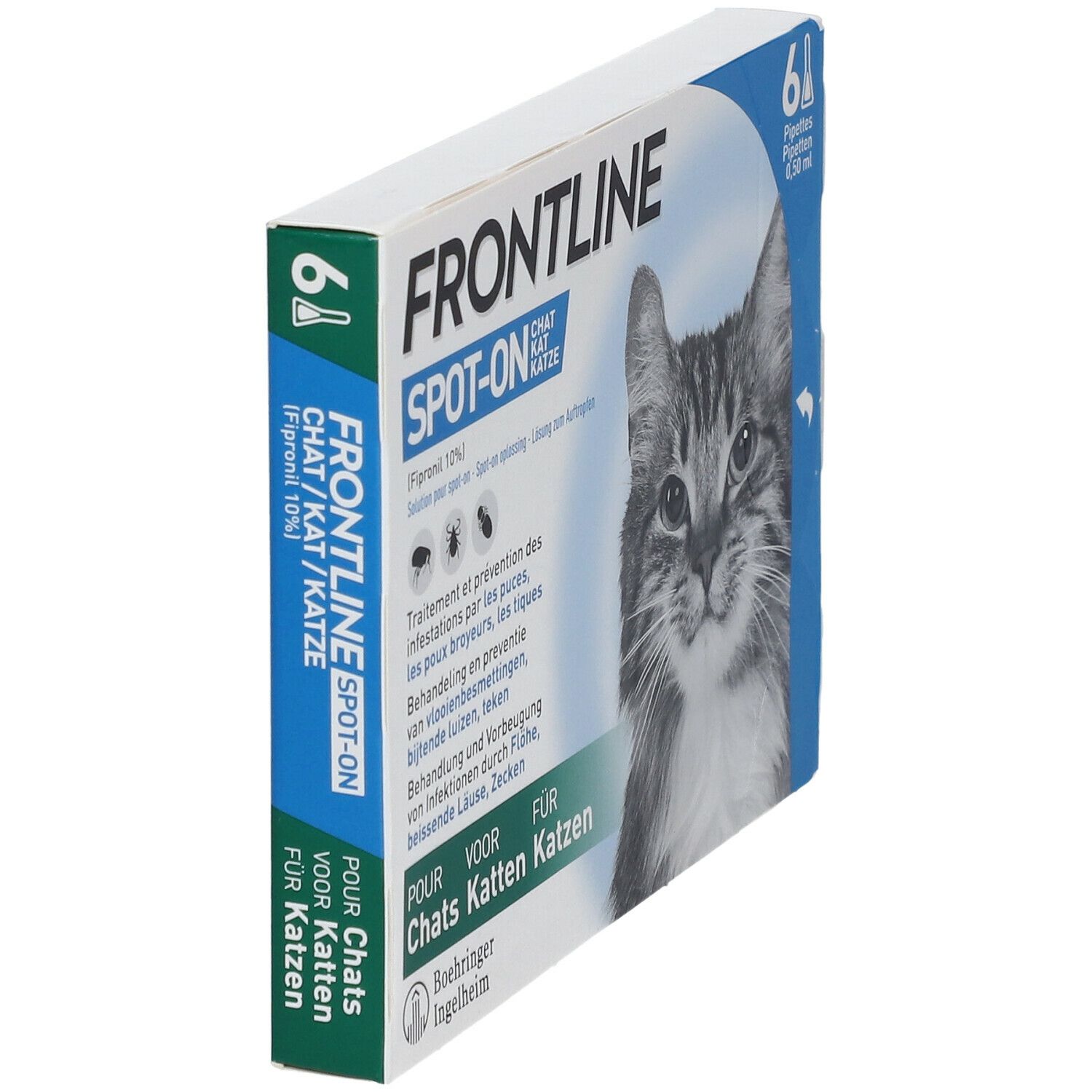 FRONTLINE Spot On Puces et Tiques Chat