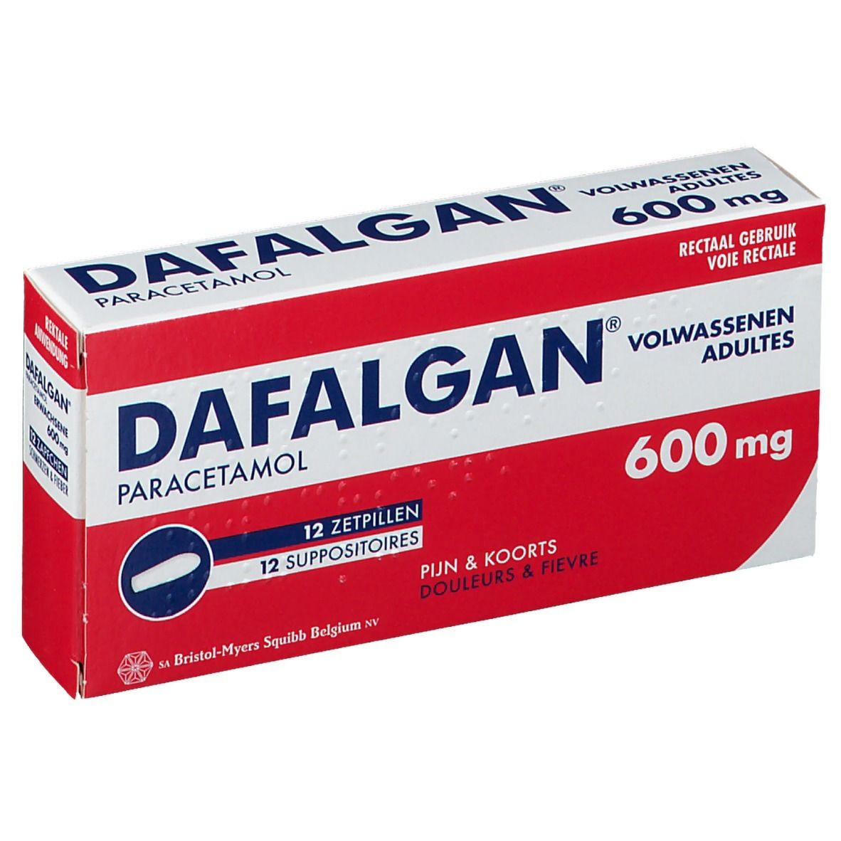 Dafalgan 600mg Volwassenen