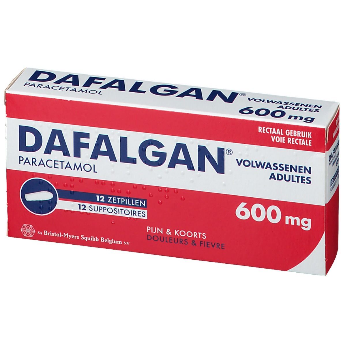 Dafalgan 600mg Volwassenen