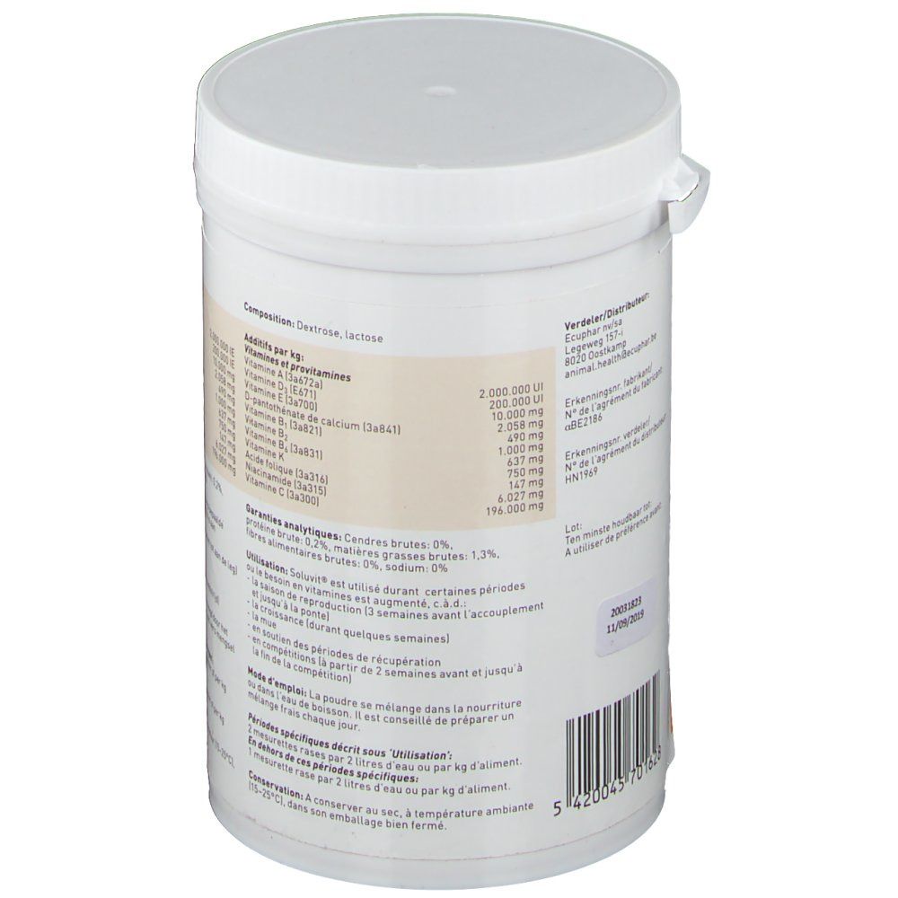 Soluvit Poudre Soluble Vitamine