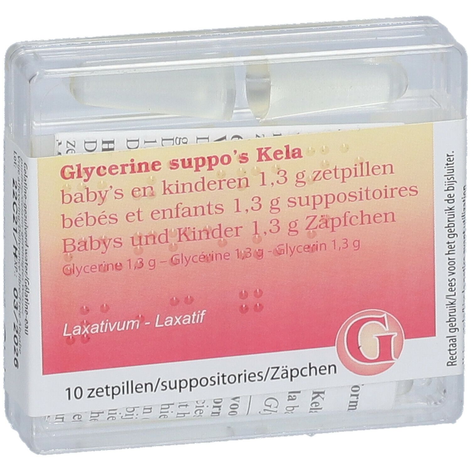 Kela Glycerine Suppo's Baby