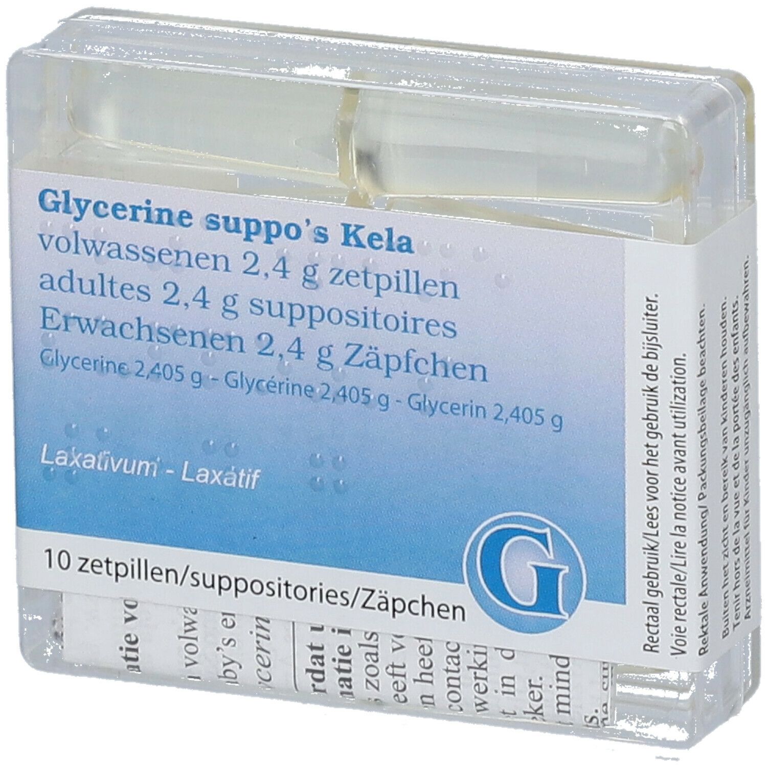 Wolfs kegelvormige suppositoires  volwassenen