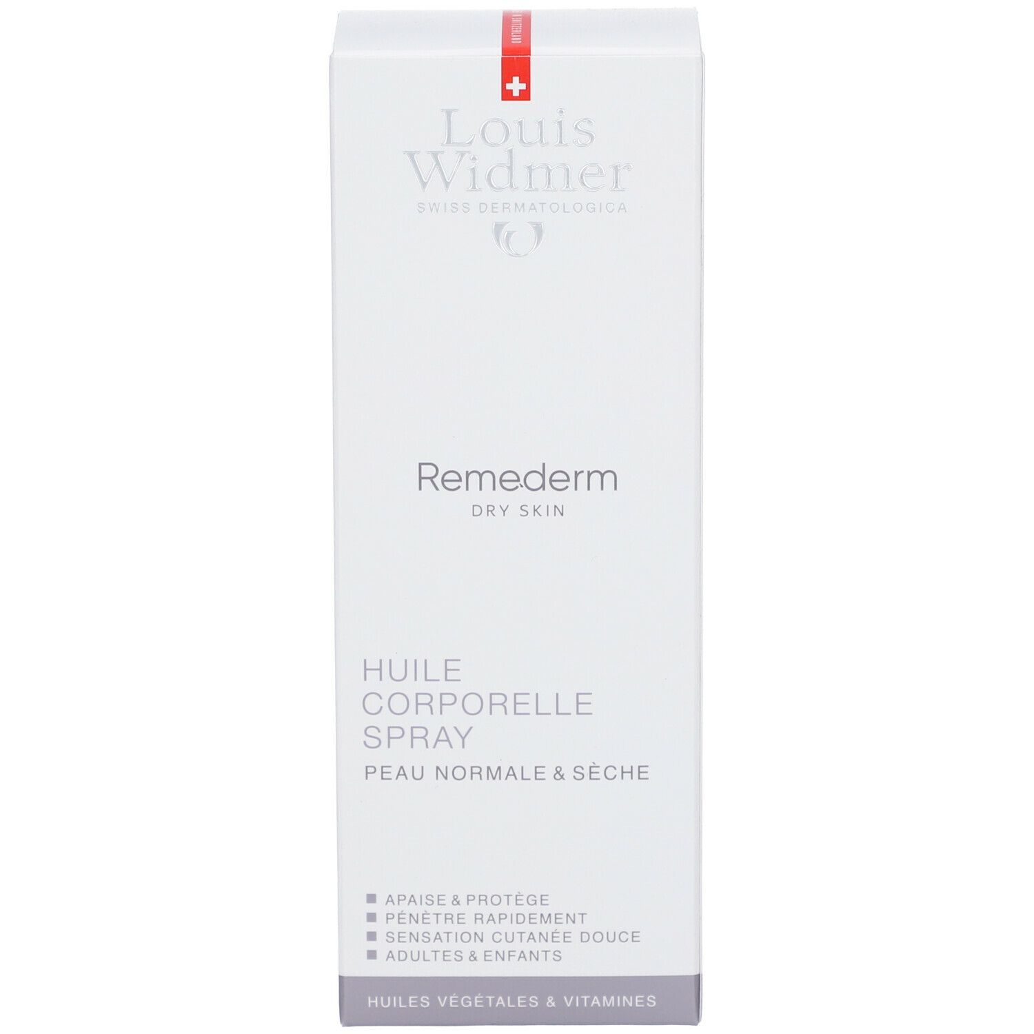 Louis Widmer Remederm Lichaamsolie Spray Licht Geparfumeerd