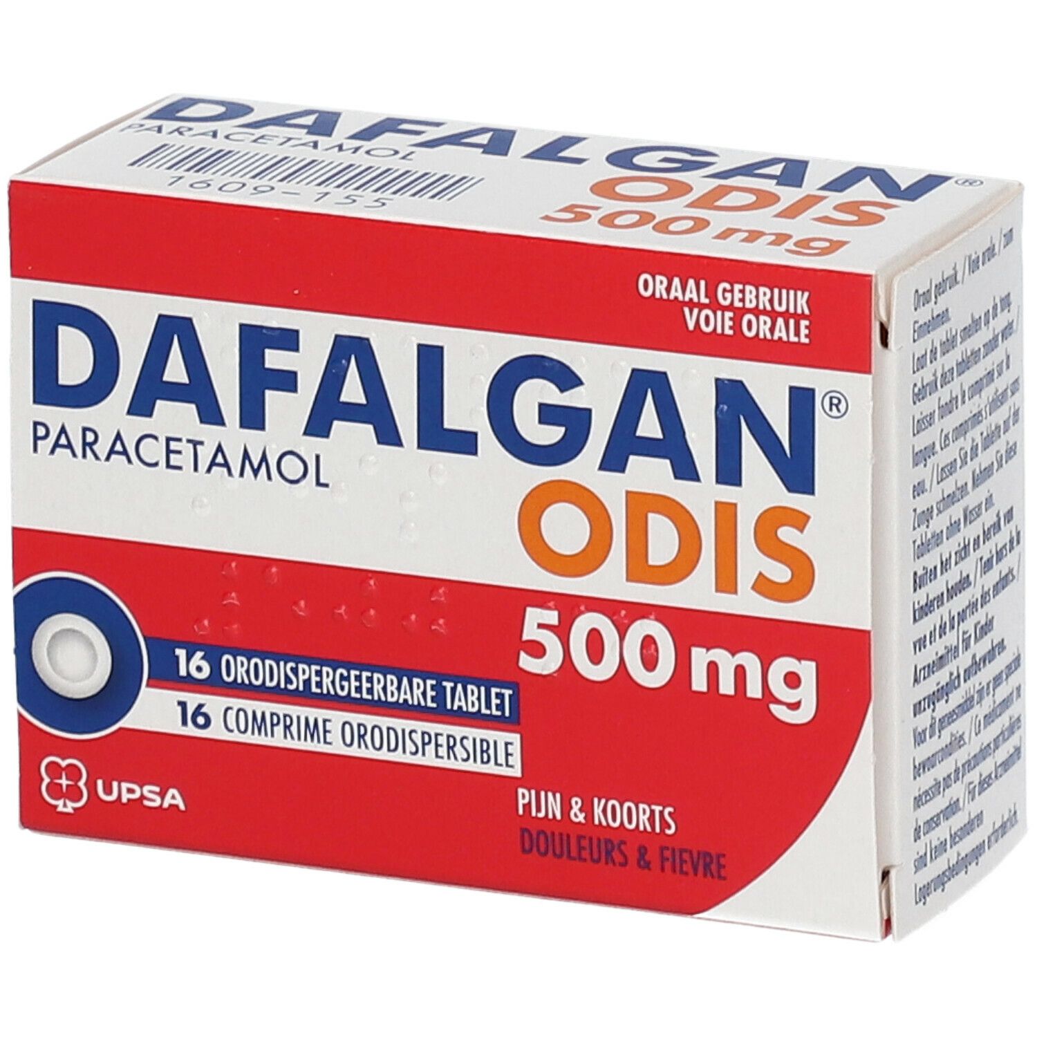 Dafalgan® Odis 500mg Paracétamol | Douleurs & Fièvre