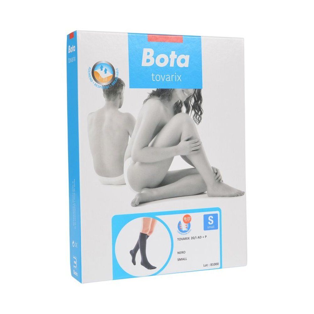 Emballage de Bota Tovarix 20/I Sock Ad+P Nero Small. L'emballage présente une image des bas en gris.
