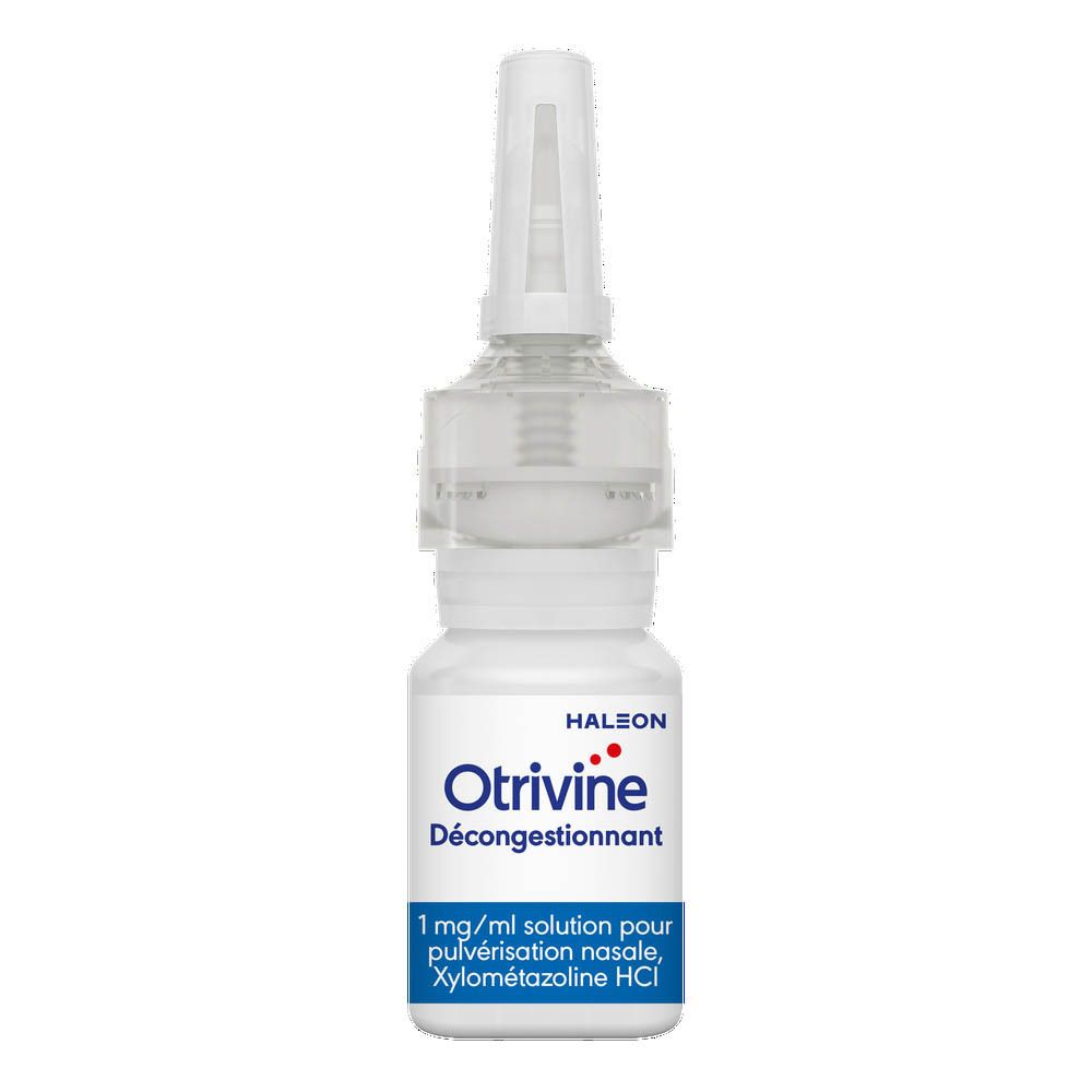 Otrivine Décongestionnant 1 mg/ml Solution pour Pulvérisation Nasale