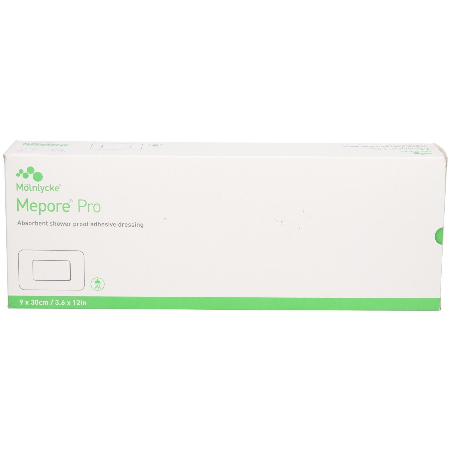 Mepore Pro verband Mölnlycke, 9x30cm.