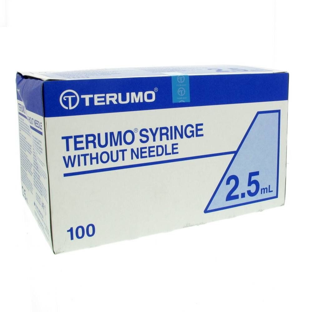Terumo Wegwerpspuit 2.5ml Zonder Naald Luer SS-02S