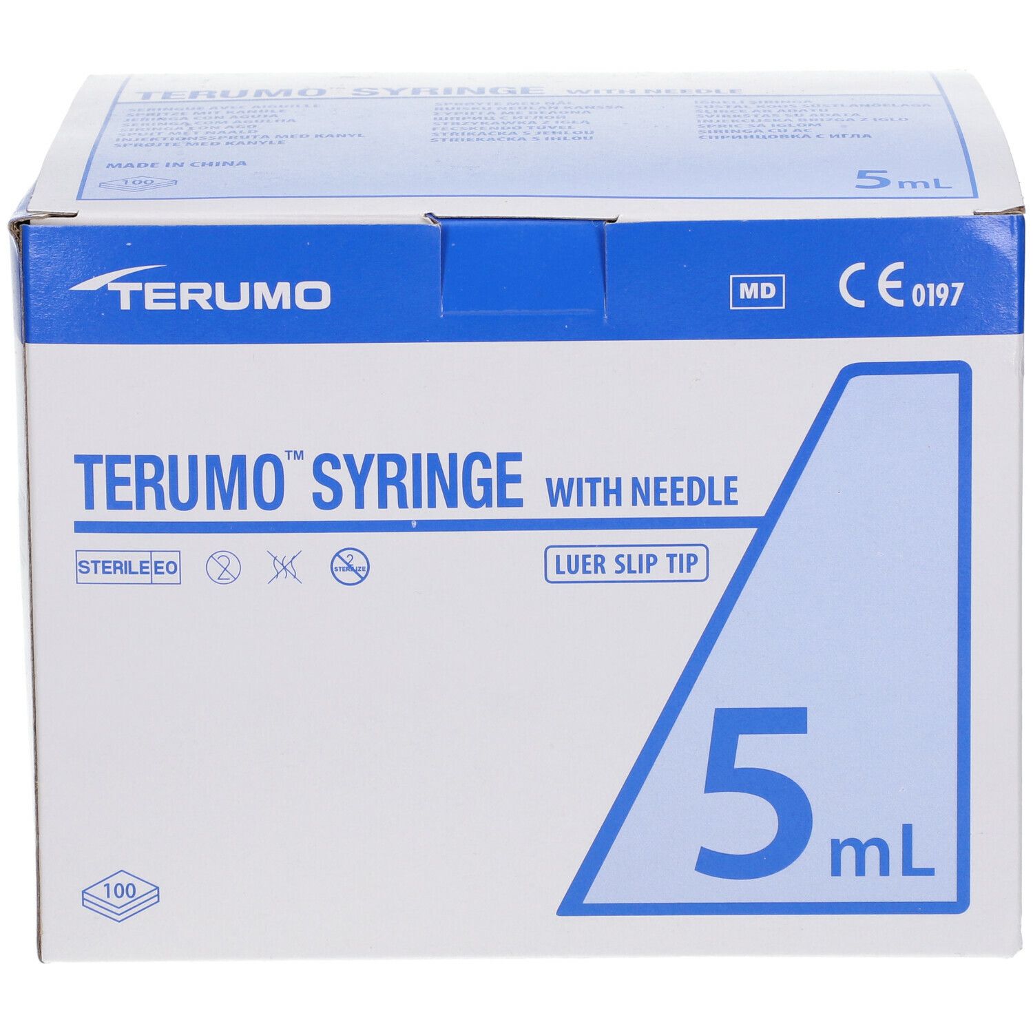 Terumo Seringue Jetable Avec Aiguille 5ml 21g 1 1/2