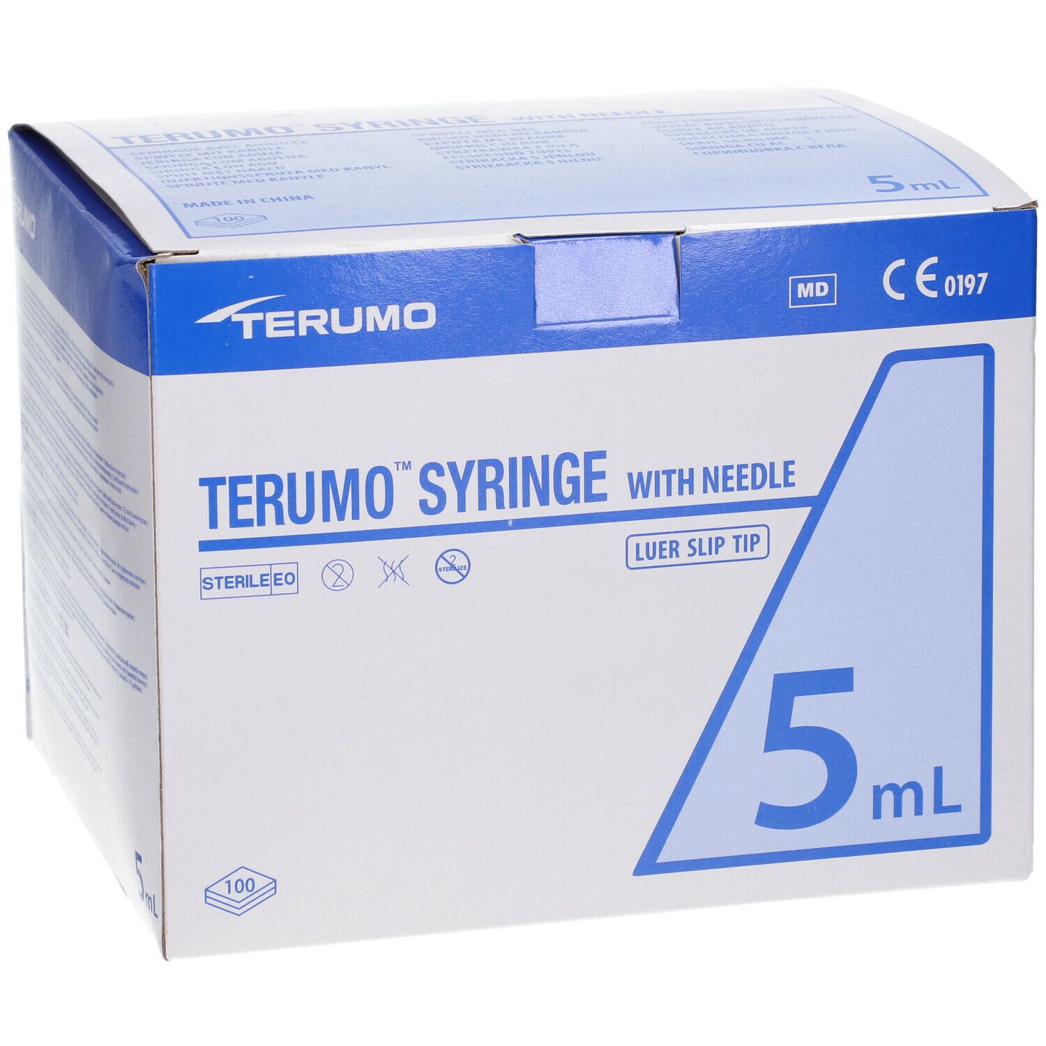 Terumo Seringue Jetable Avec Aiguille 5ml 21g 1 1/2