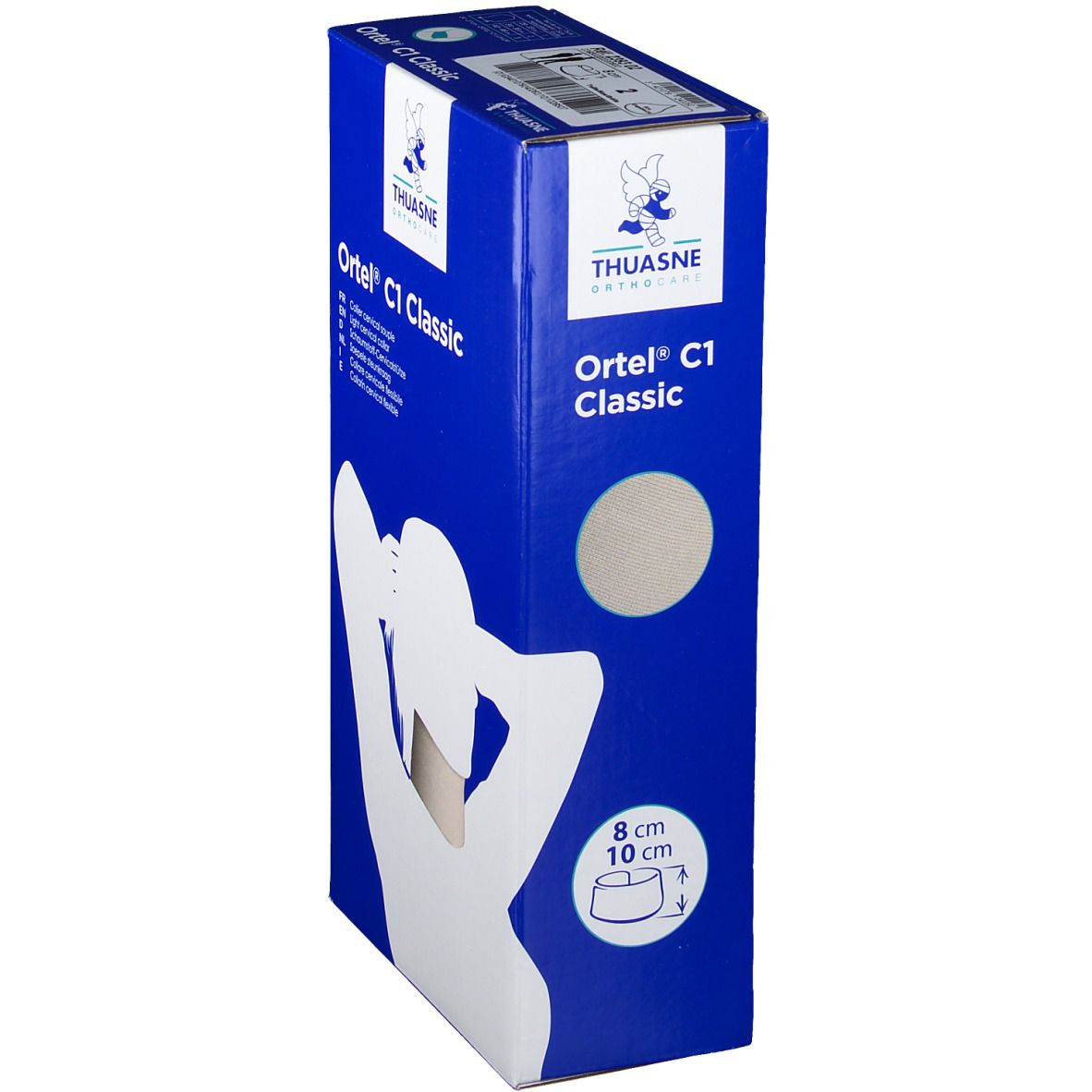 Thuasne Halskraag C1 Classic Wit 8cm T2