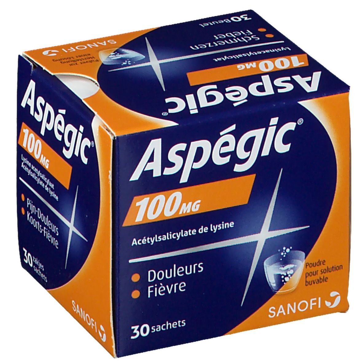 Aspégic 100mg | Douleurs & Fièvre