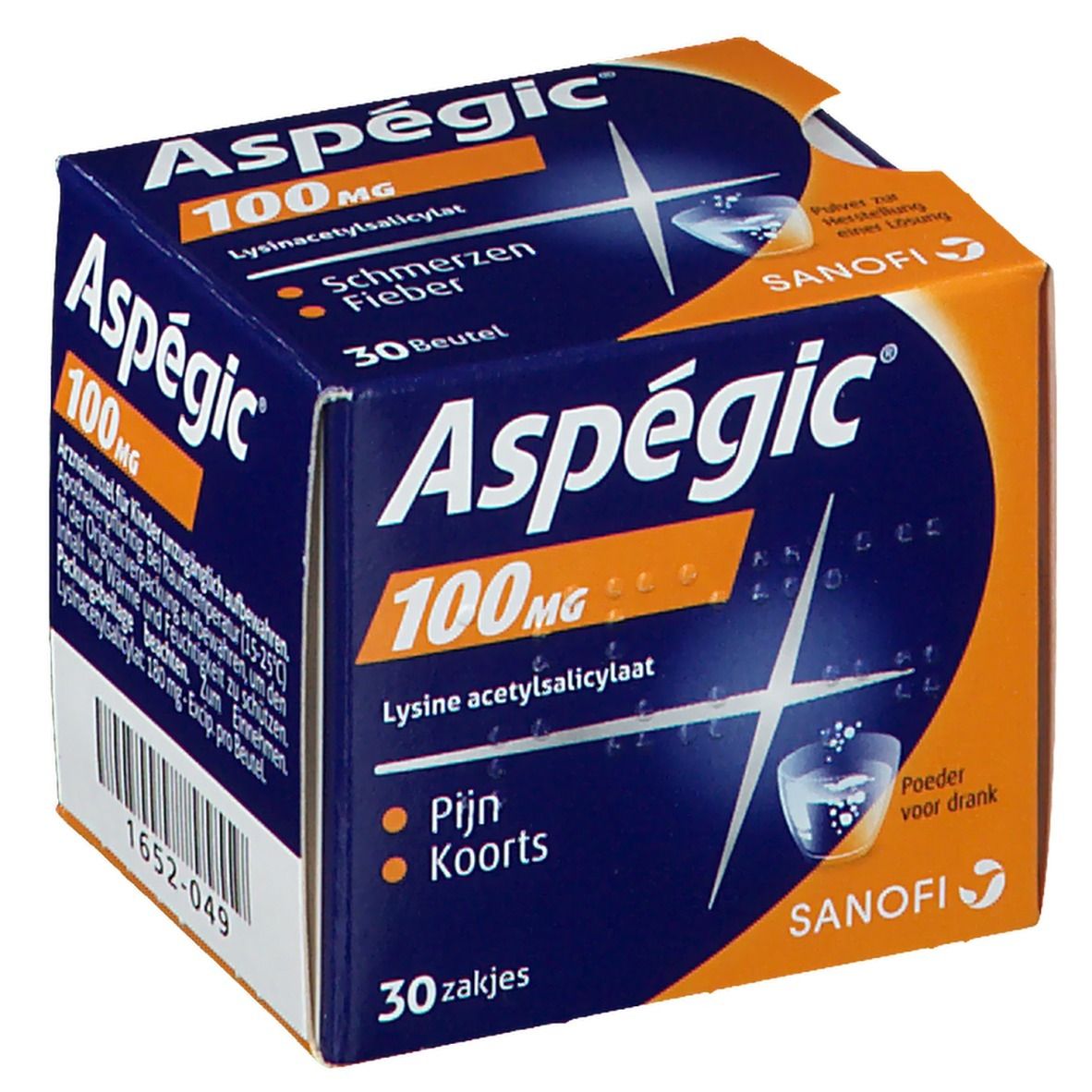 Aspégic 100mg | Douleurs & Fièvre