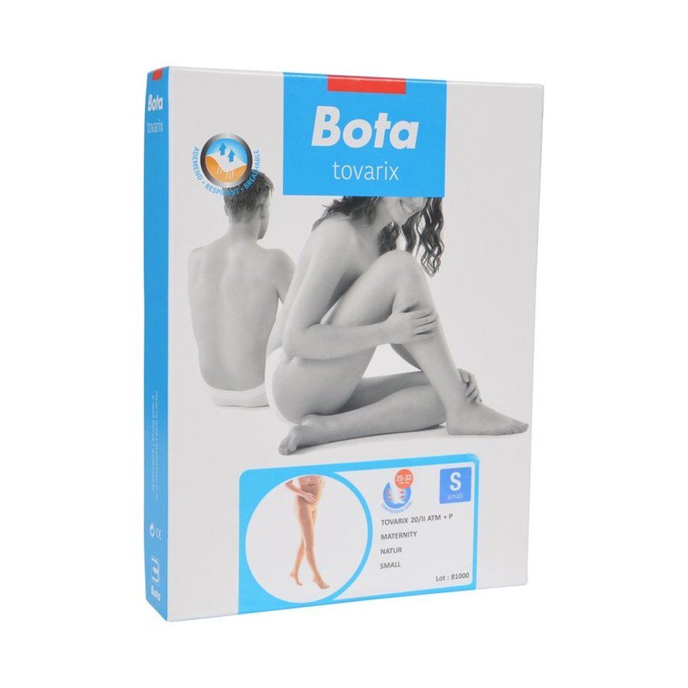 Verpakking Bota Tovarix 20/II Maternity ATM +P Natur Small. Doos met productafbeelding en info.