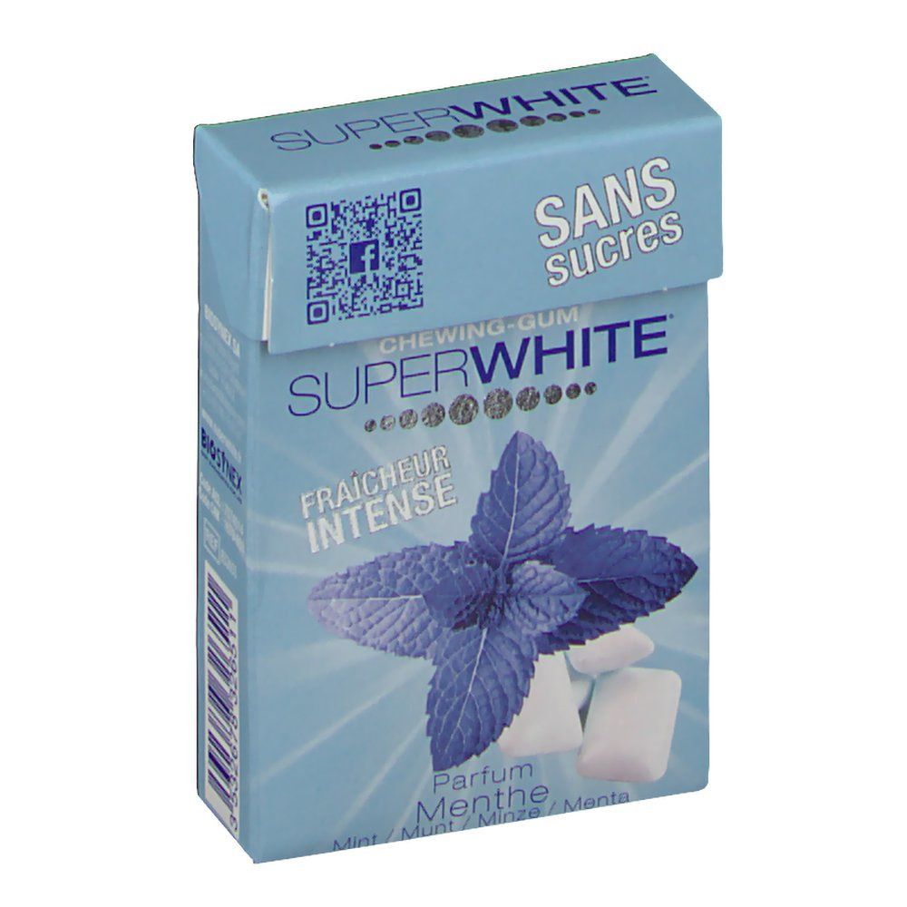 Superwhite Original Gommes Menthe Forte