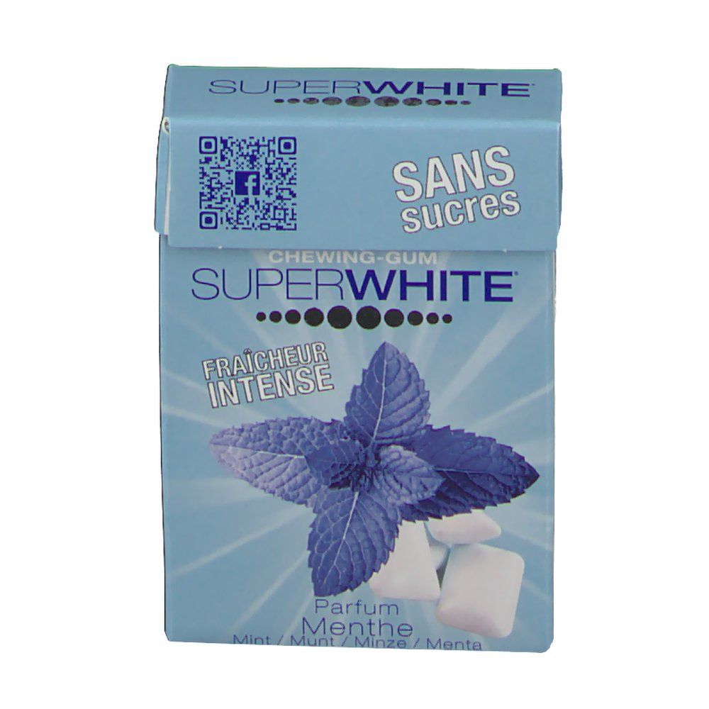 Superwhite Original Gommes Menthe Forte