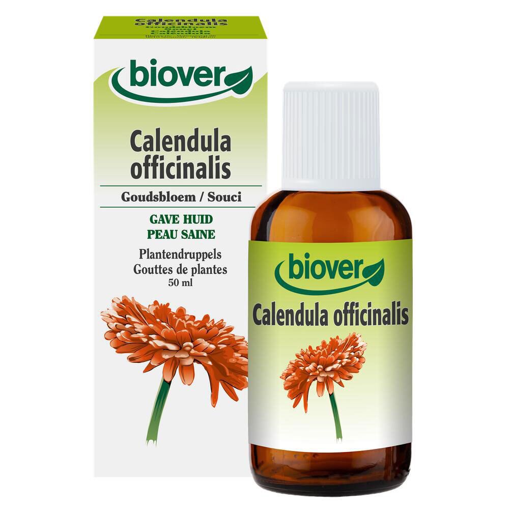 Biover Calendula officinal – Peau éclatante – Au souci – Teinture végane bio 50 ml