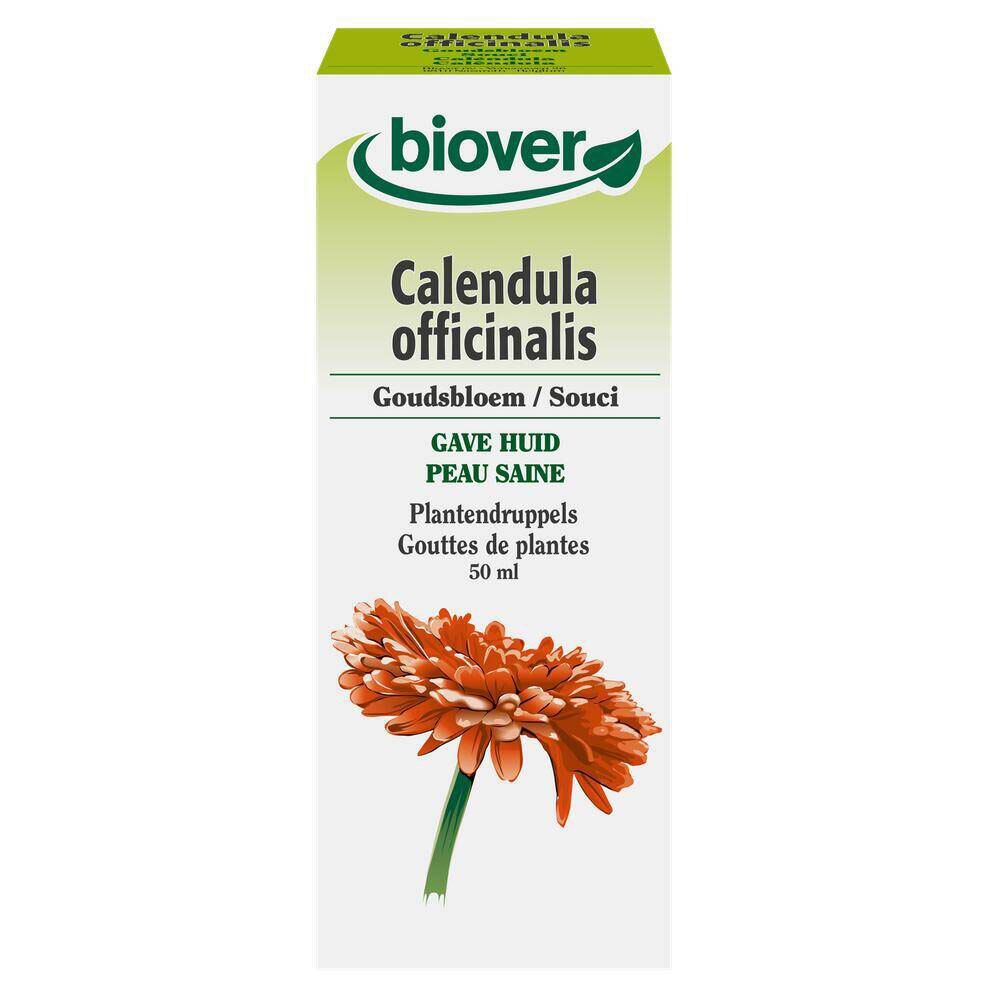 Biover Calendula officinal – Peau éclatante – Au souci – Teinture végane bio 50 ml