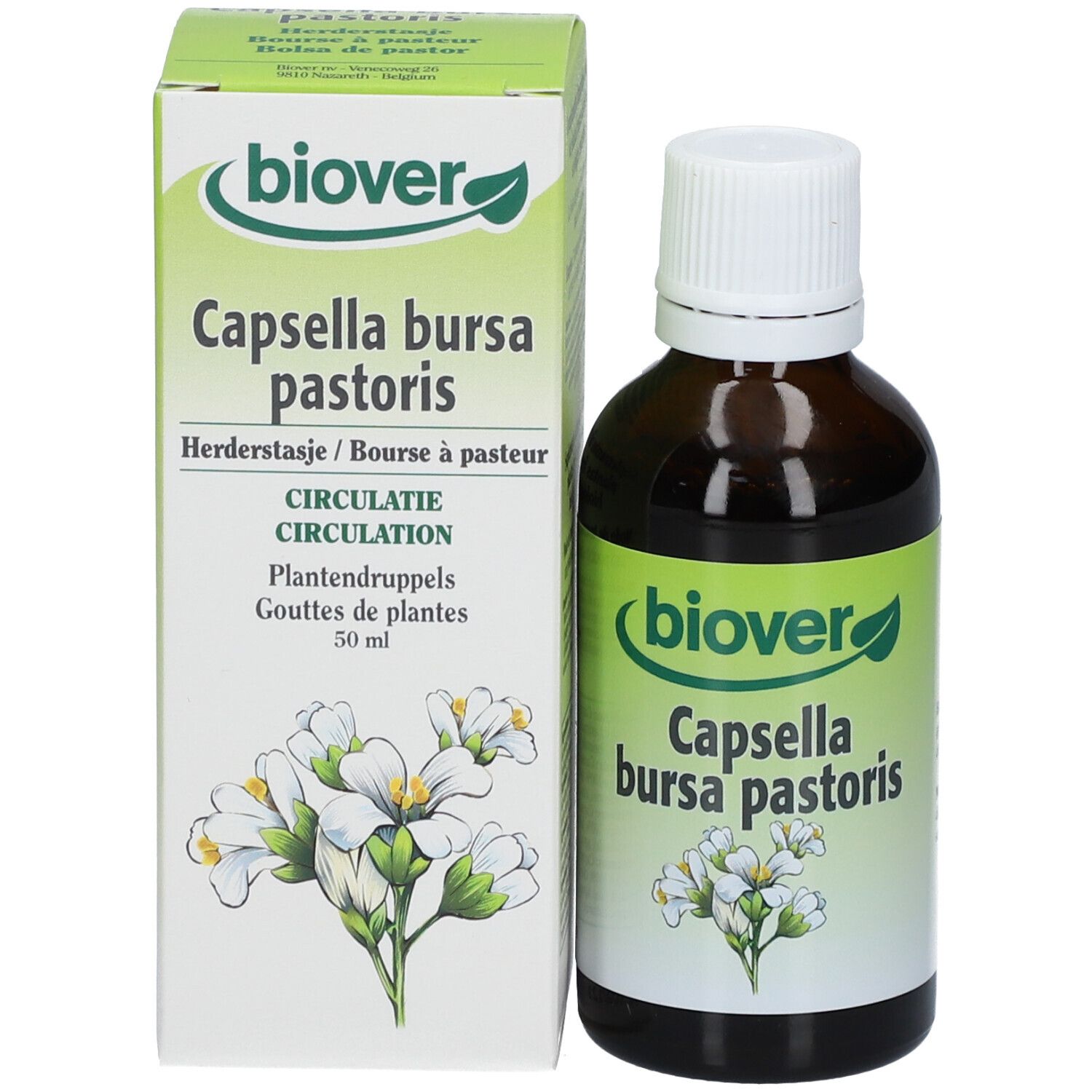 Biover Capsella Bursa Pastoris - Teinture de Bourse à Pasteur Bio