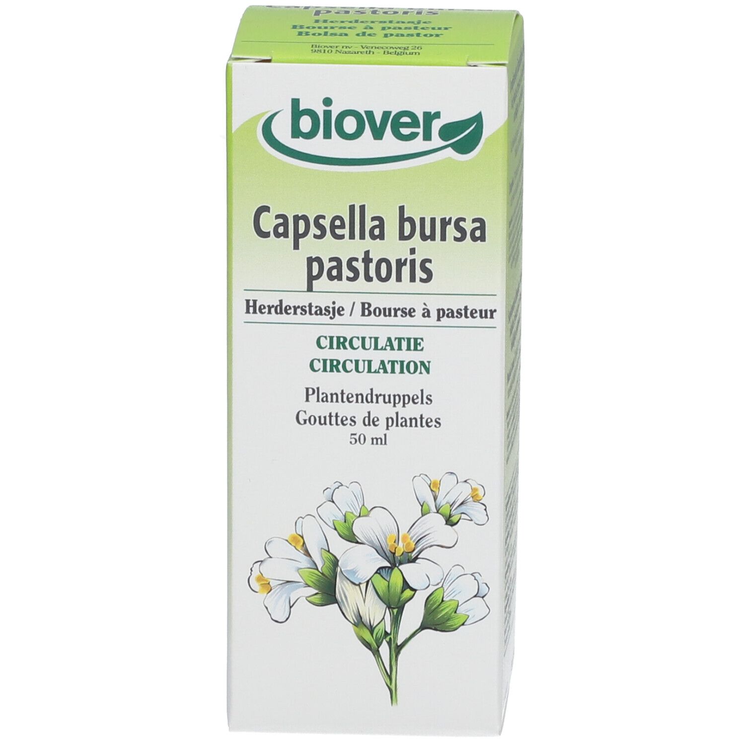 Biover Capsella Bursa Pastoris - Teinture de Bourse à Pasteur Bio