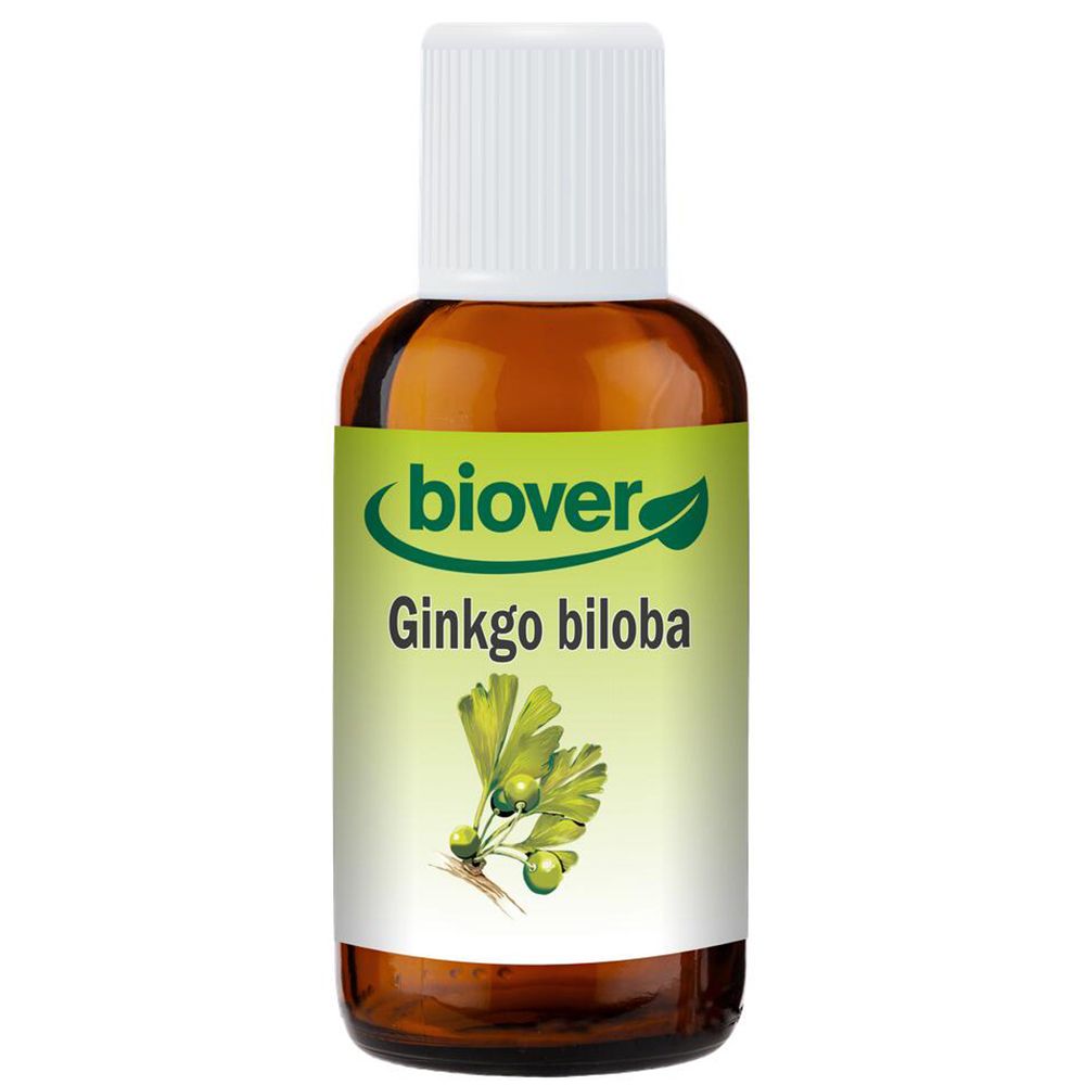 Biover Ginkgo biloba – Bonne concentration – Teinture végane au ginkgo – 50 ml