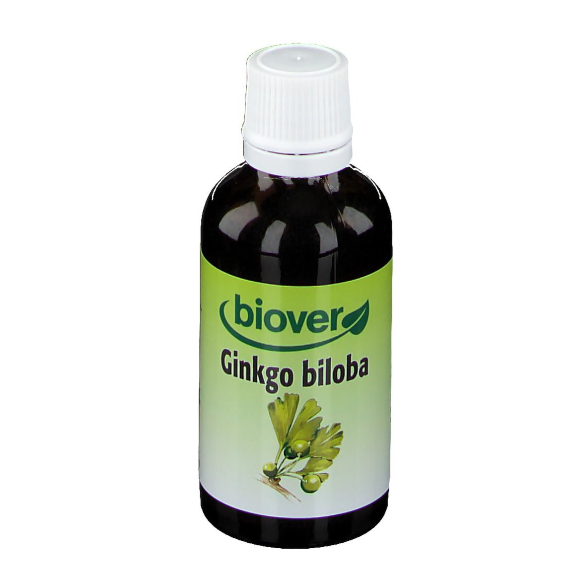 Biover Ginkgo biloba – Bonne concentration – Teinture végane au ginkgo – 50 ml
