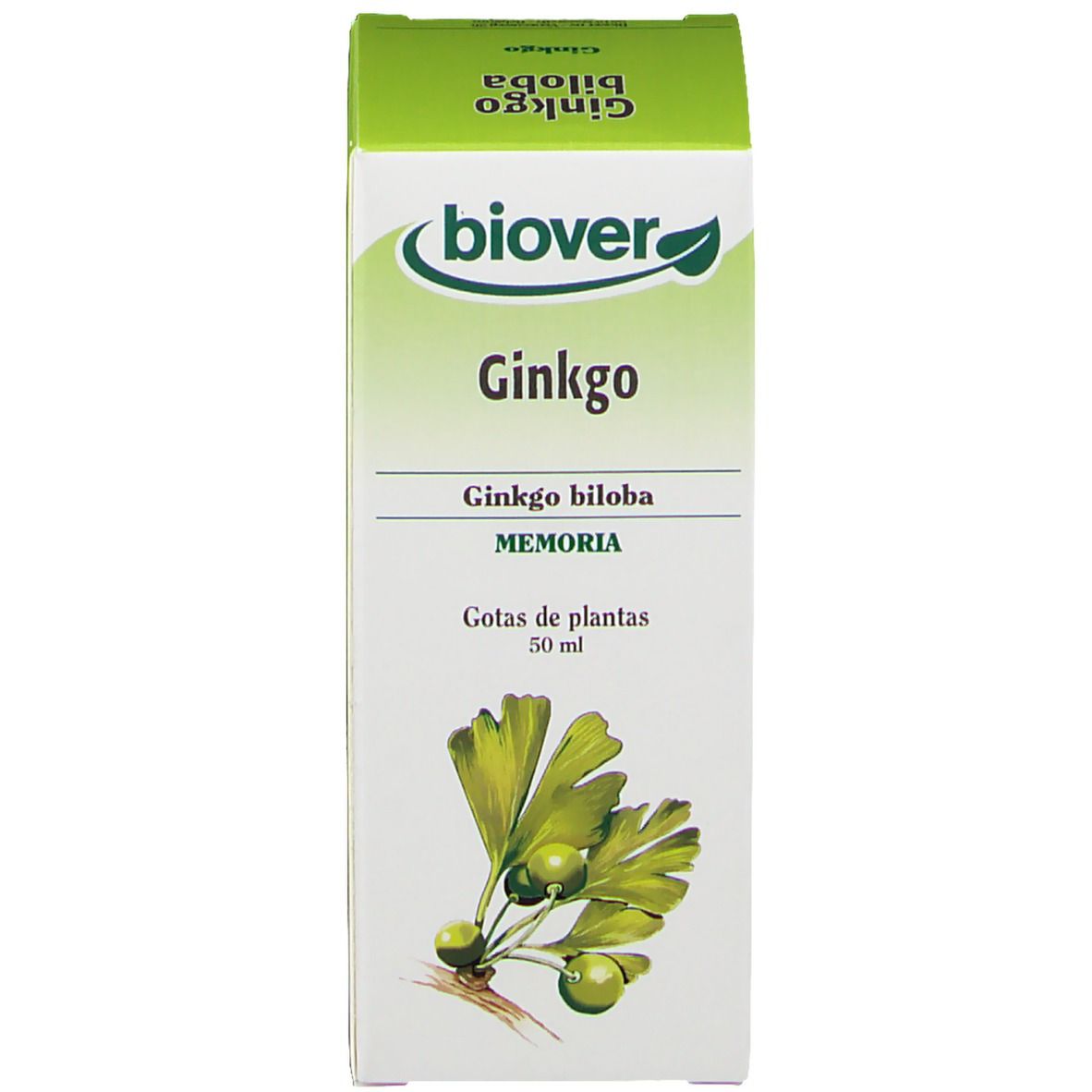 Biover Ginkgo biloba – Bonne concentration – Teinture végane au ginkgo – 50 ml