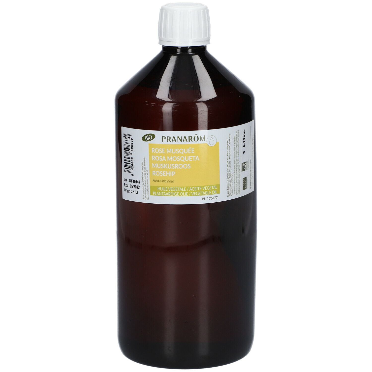Pranarôm Huile Végétale Rose Musquée