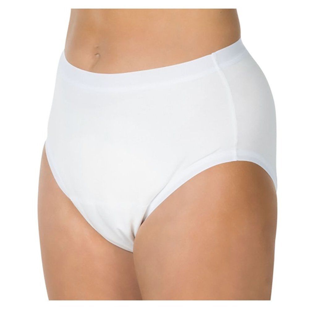 Witte slip. Hoge taille. Merk Suprima. Zijaanzicht.