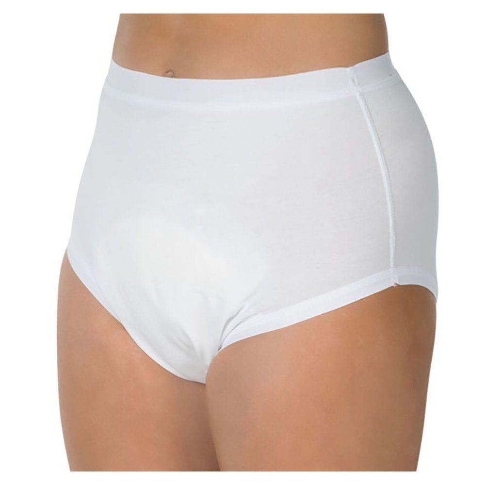 Slip blanc. Marque Suprima. Coton. Pour femmes. Vue de face.
