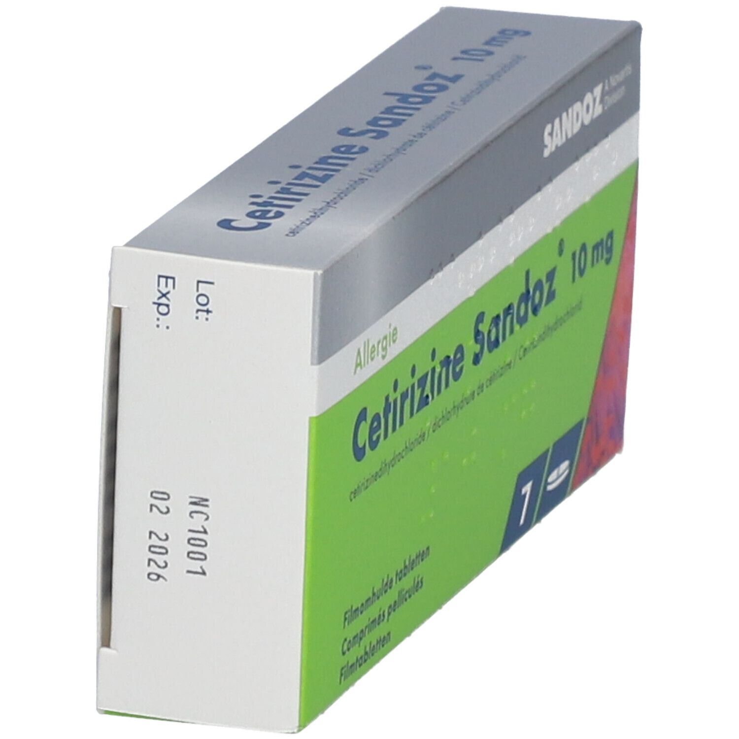 Cetirizine Sandoz 10mg