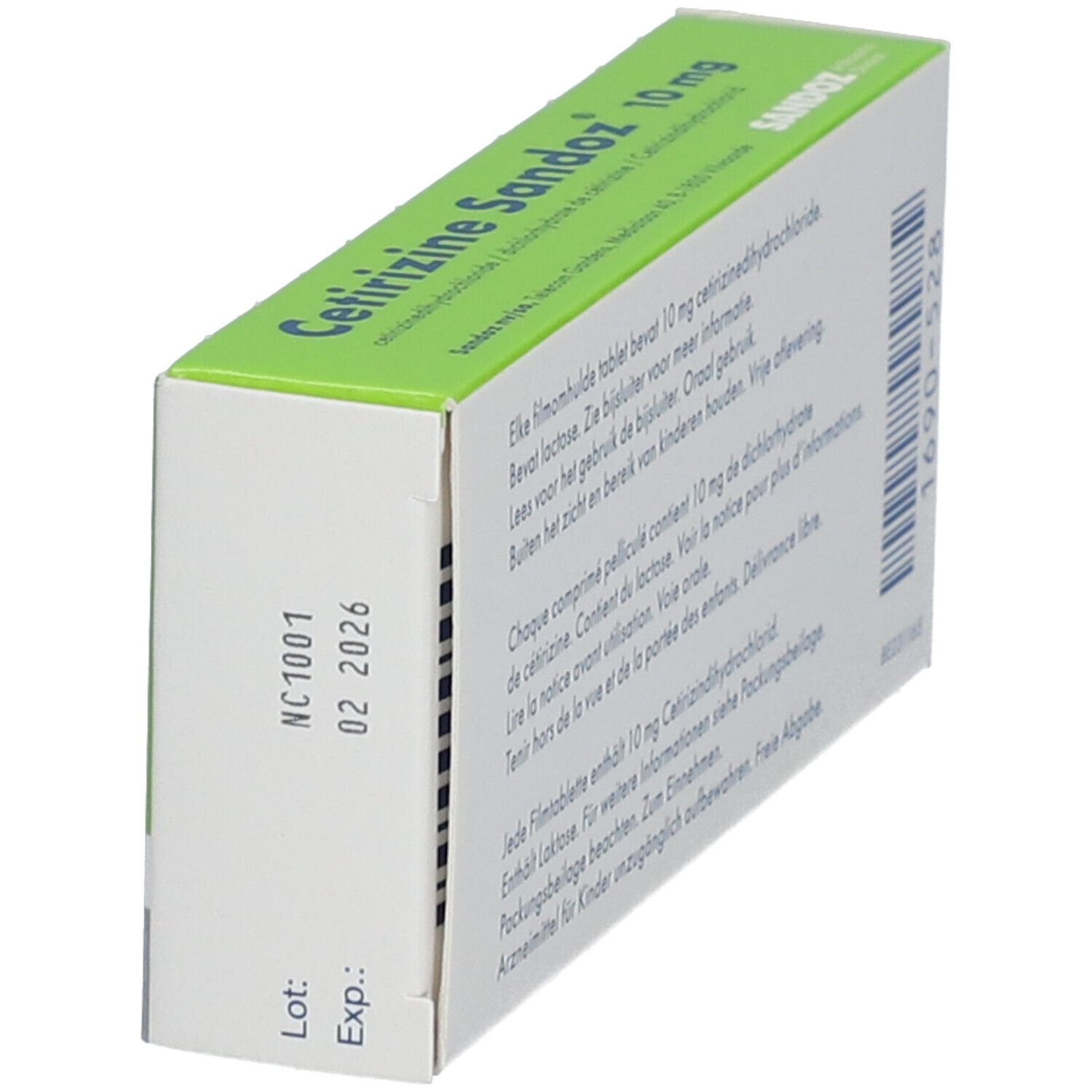 Cetirizine Sandoz 10mg