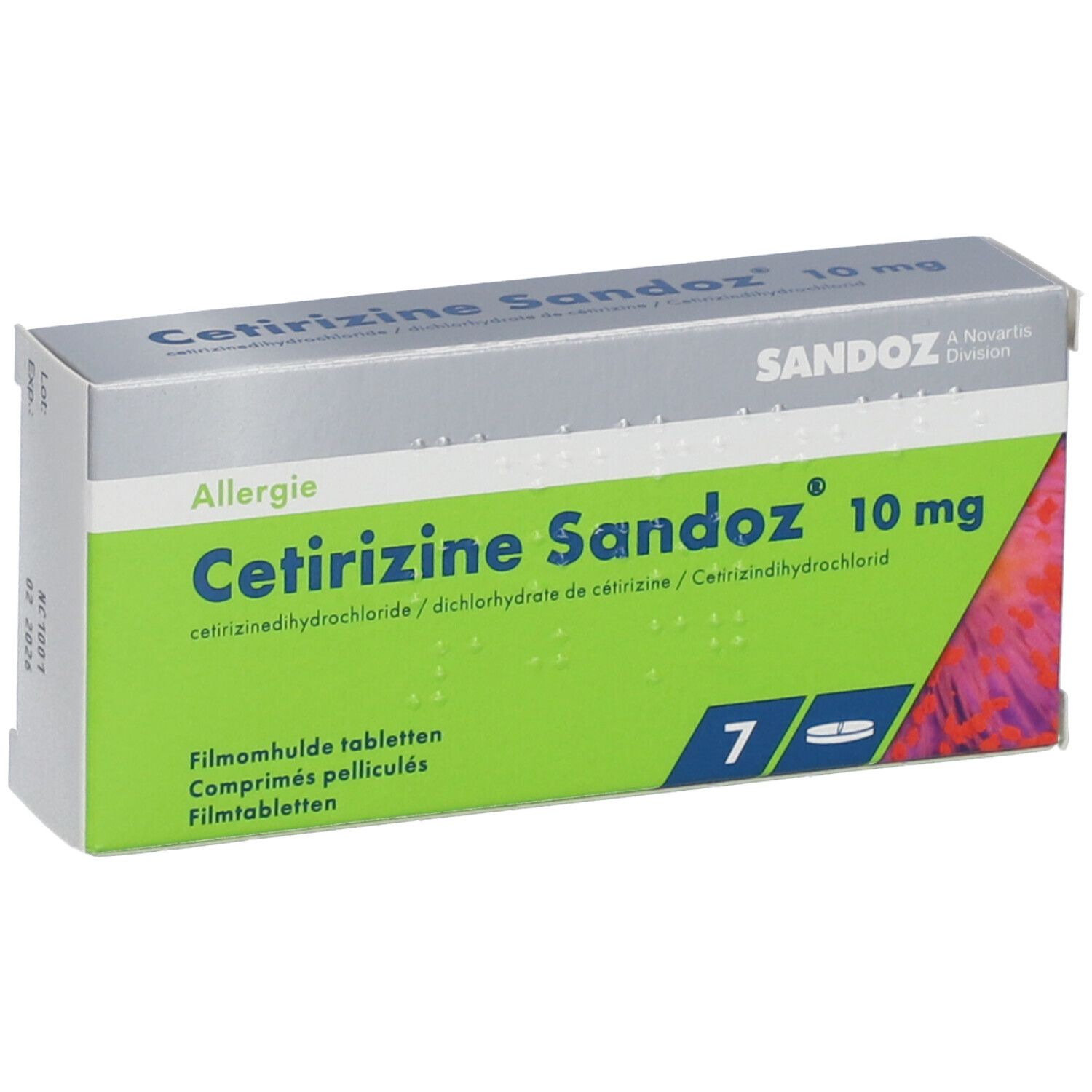 Cetirizine Sandoz 10mg