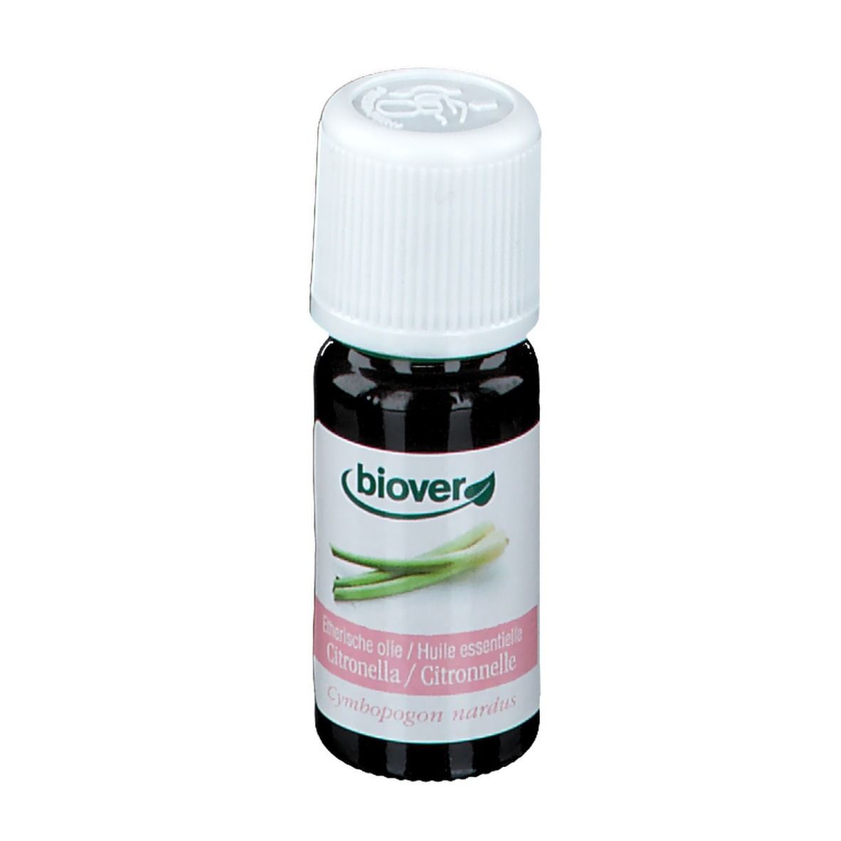 Biover Essentiële Olie Citronella – Onaangename Geuren – Biologische 100% Etherische Olie