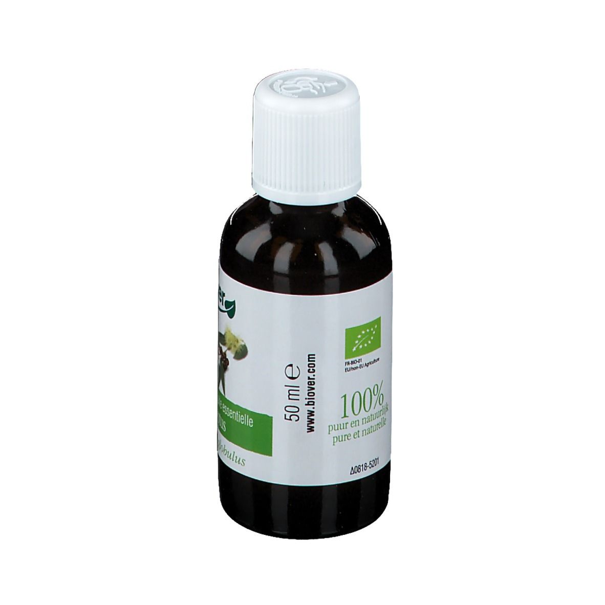 Biover Huile Essentielle Eucalyptus Commun – Voies Respiratoires – Huile Essentielle 100 % Bio
