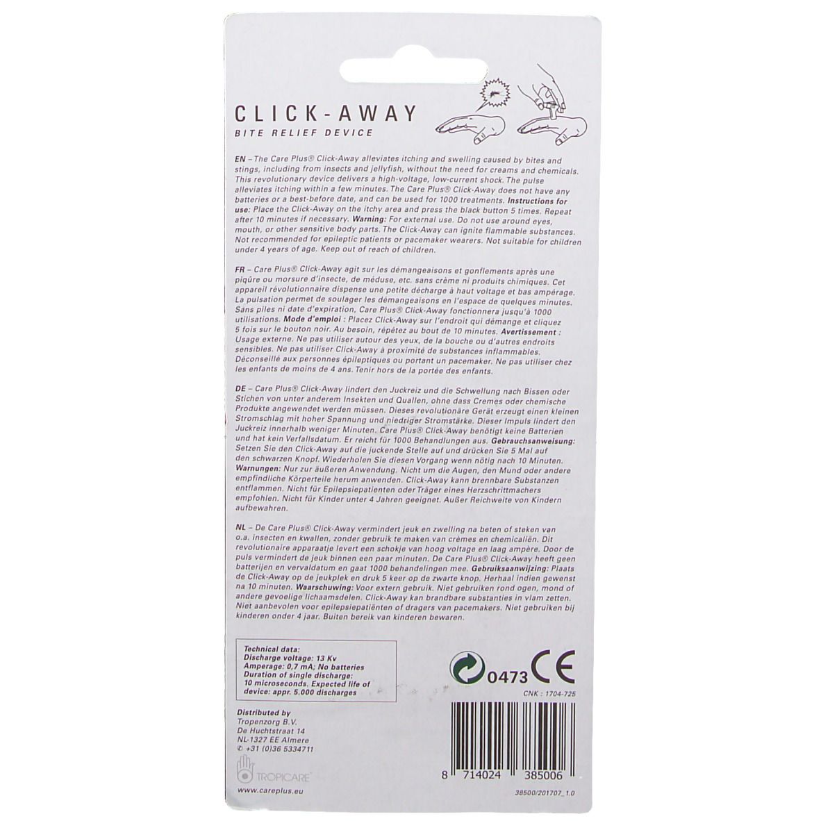 Care Plus Click Away Bite Relieve