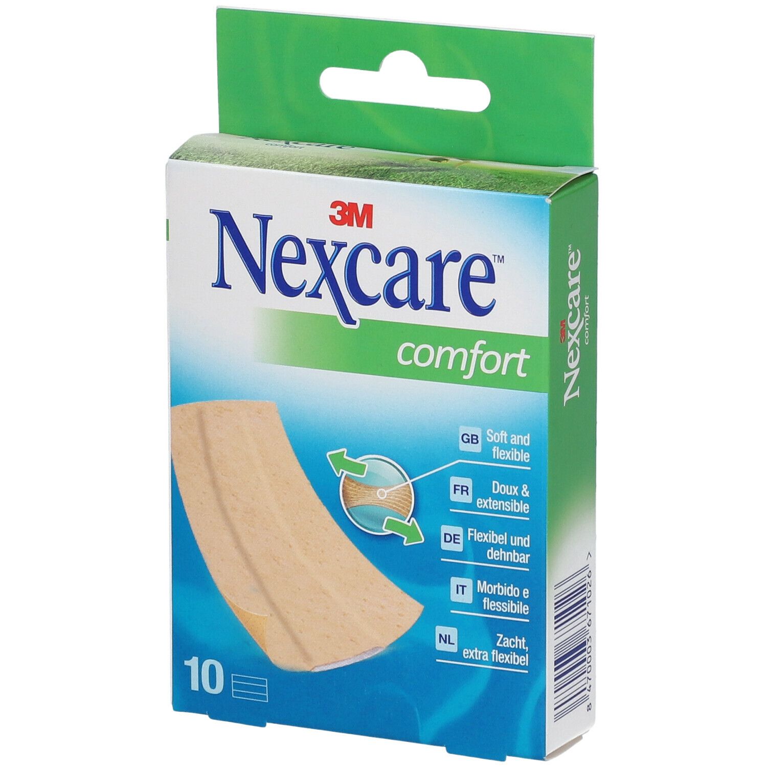 Nexcare Comfort Strips Band 10cmx6cm