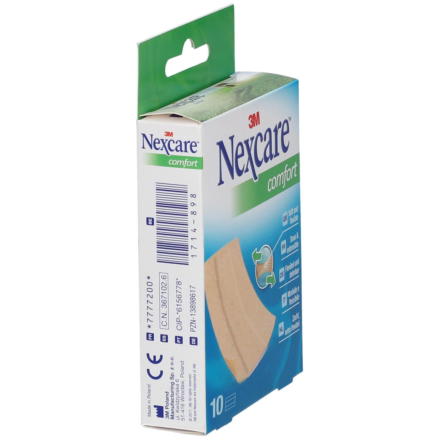 Nexcare Comfort Strips Band 10cmx6cm