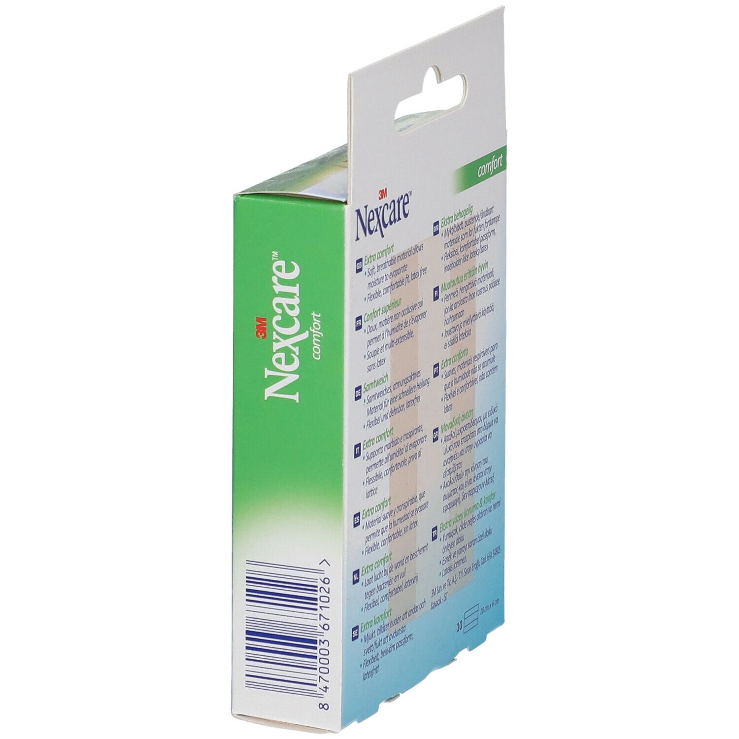 Nexcare Comfort Strips Band 10cmx6cm
