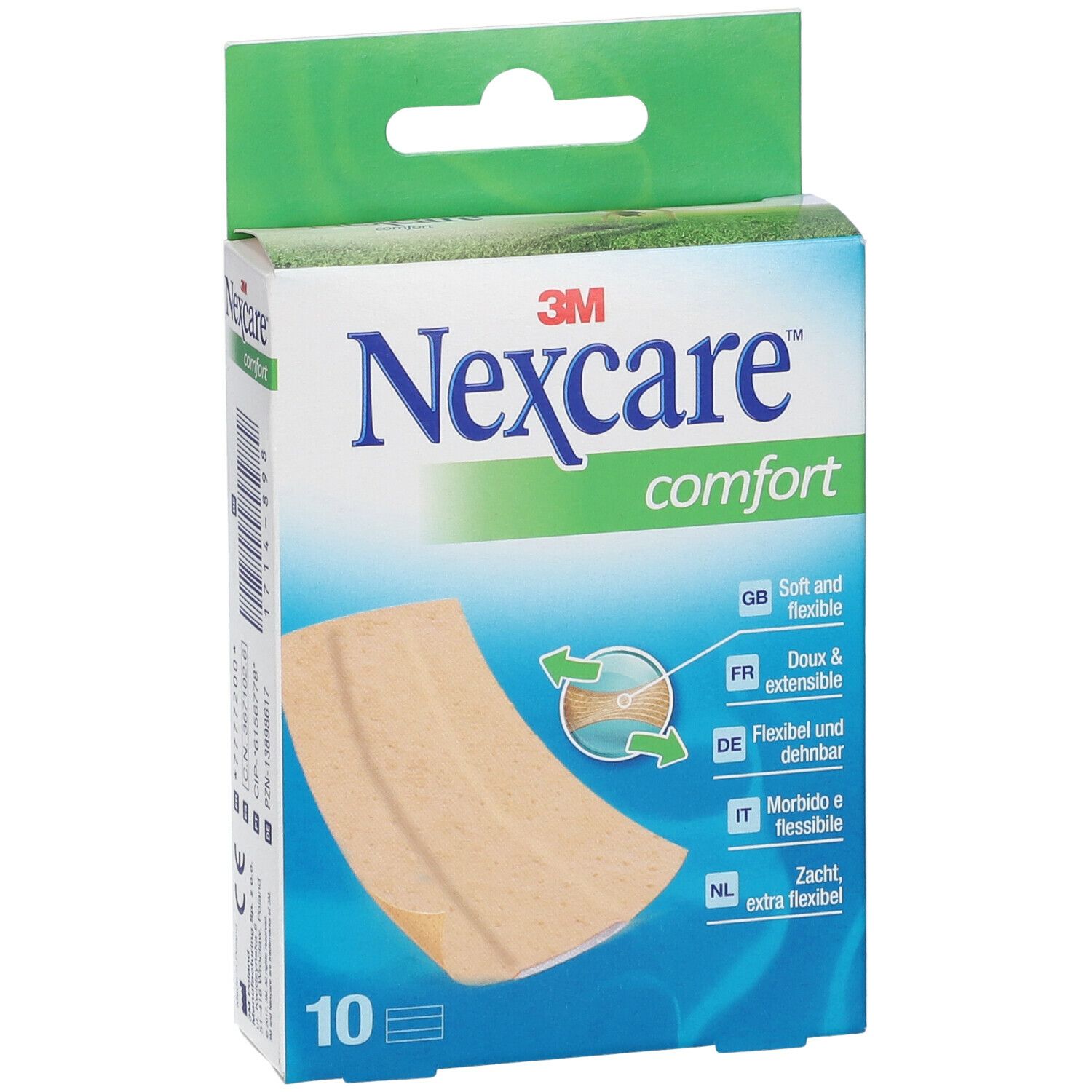 Nexcare Comfort Strips Band 10cmx6cm
