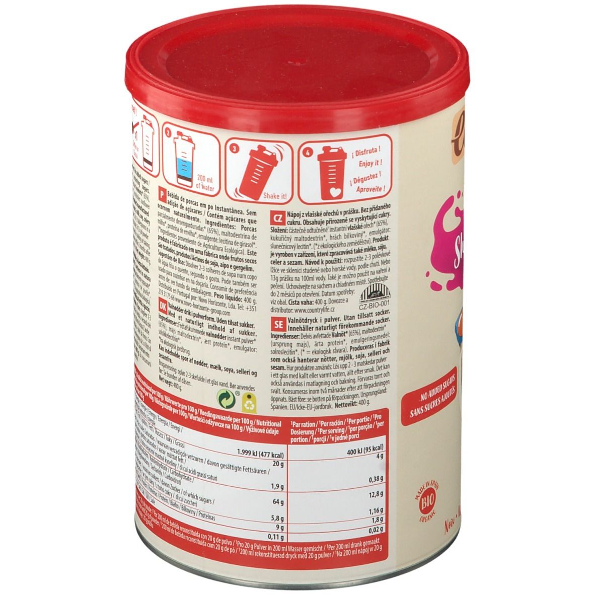 EcoMil Instant Lait de Noix Bio