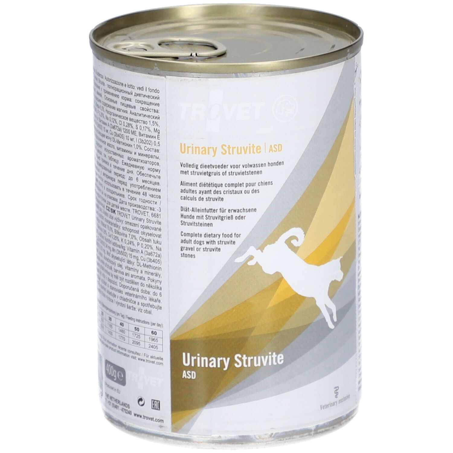 Trovet ASD Urinary Struvite Hond