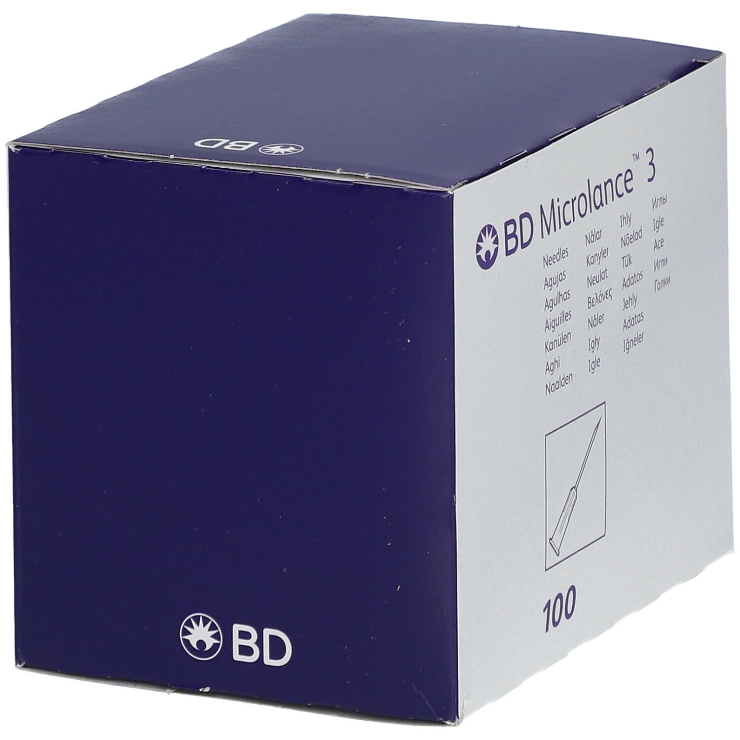 BD Microlance 3 Naalden 23G 1/4 RB 0,6x30 Mm Blauw