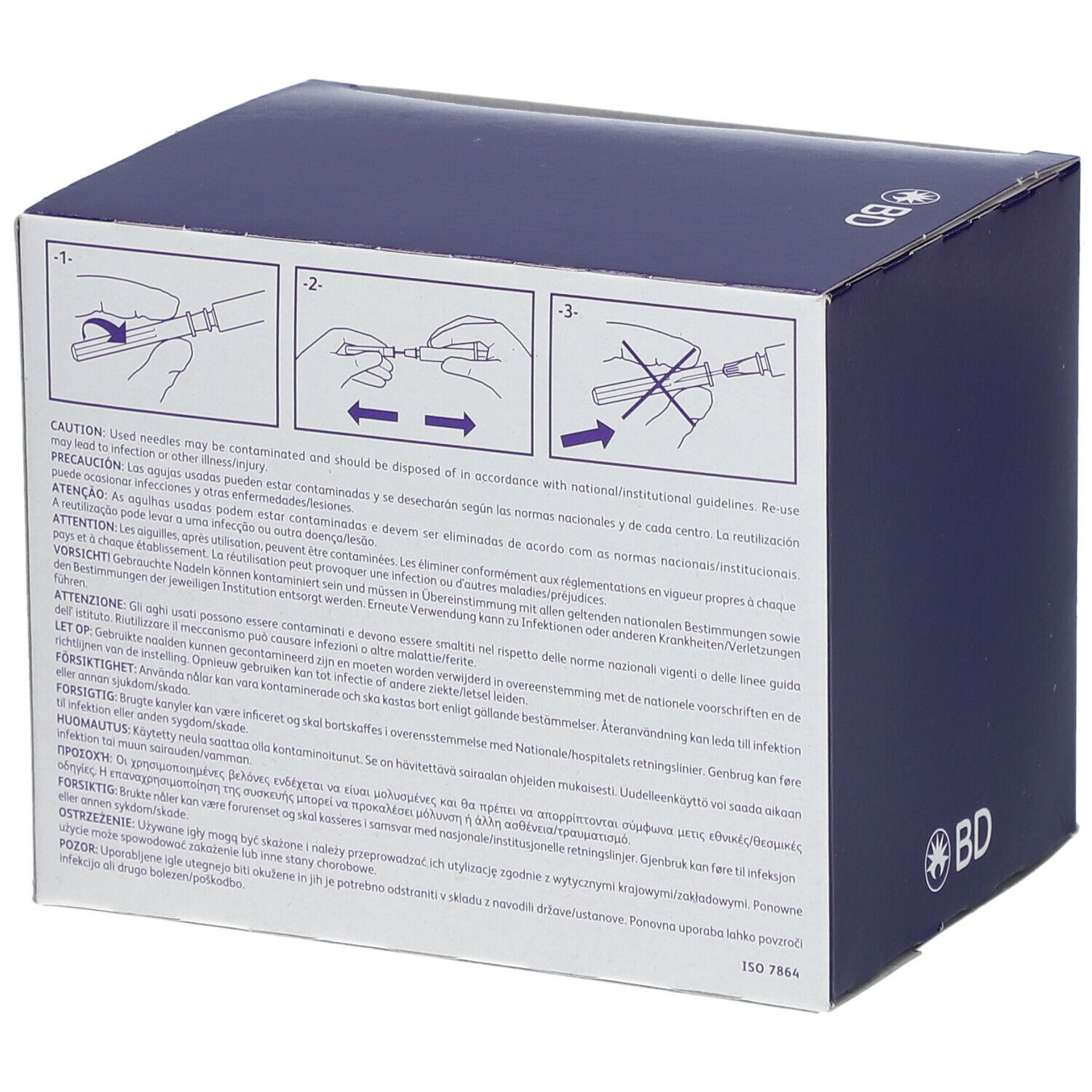 BD Microlance 3 Naalden 23G 1/4 RB 0,6x30 Mm Blauw