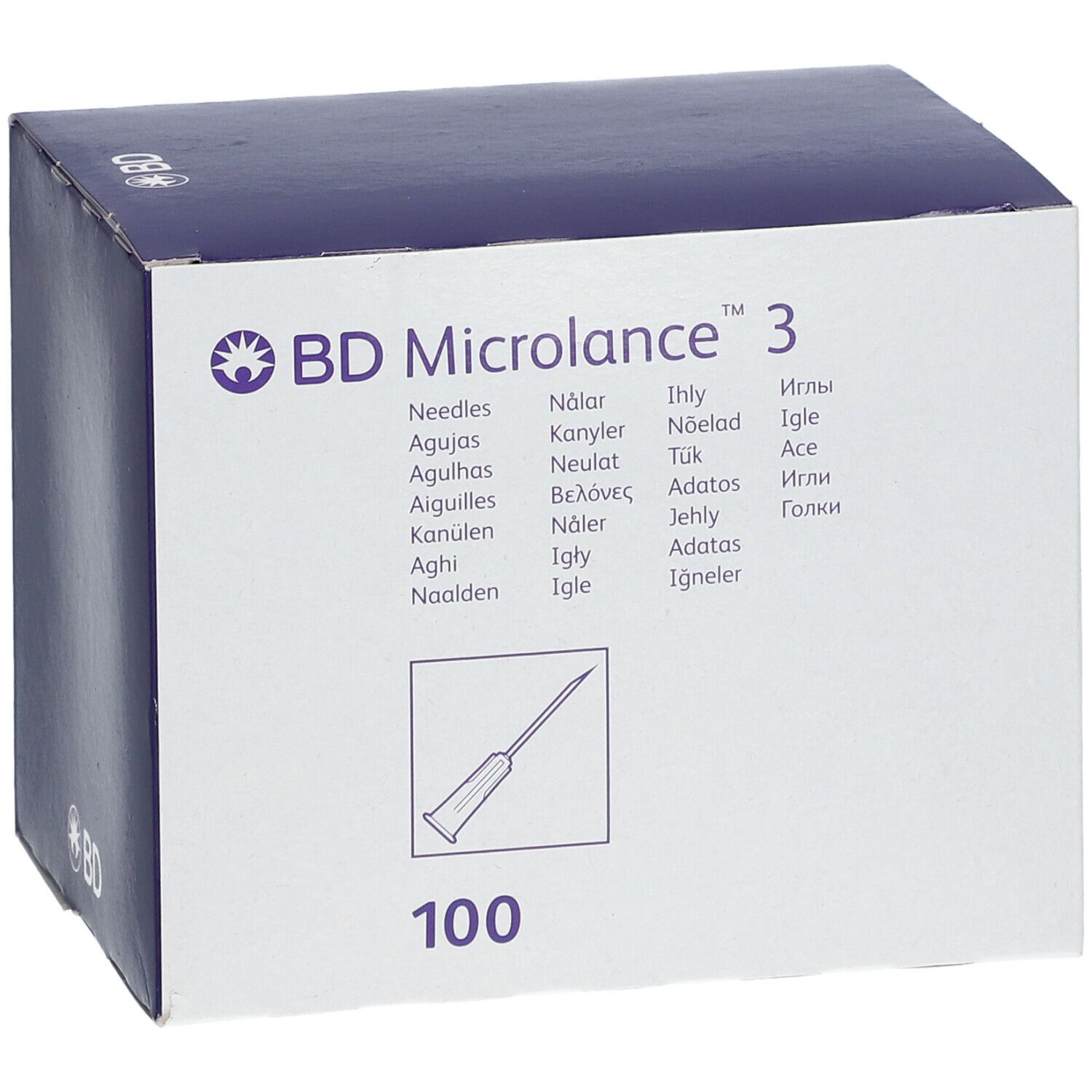 BD Microlance 3 Naalden 23G 1/4 RB 0,6x30 Mm Blauw