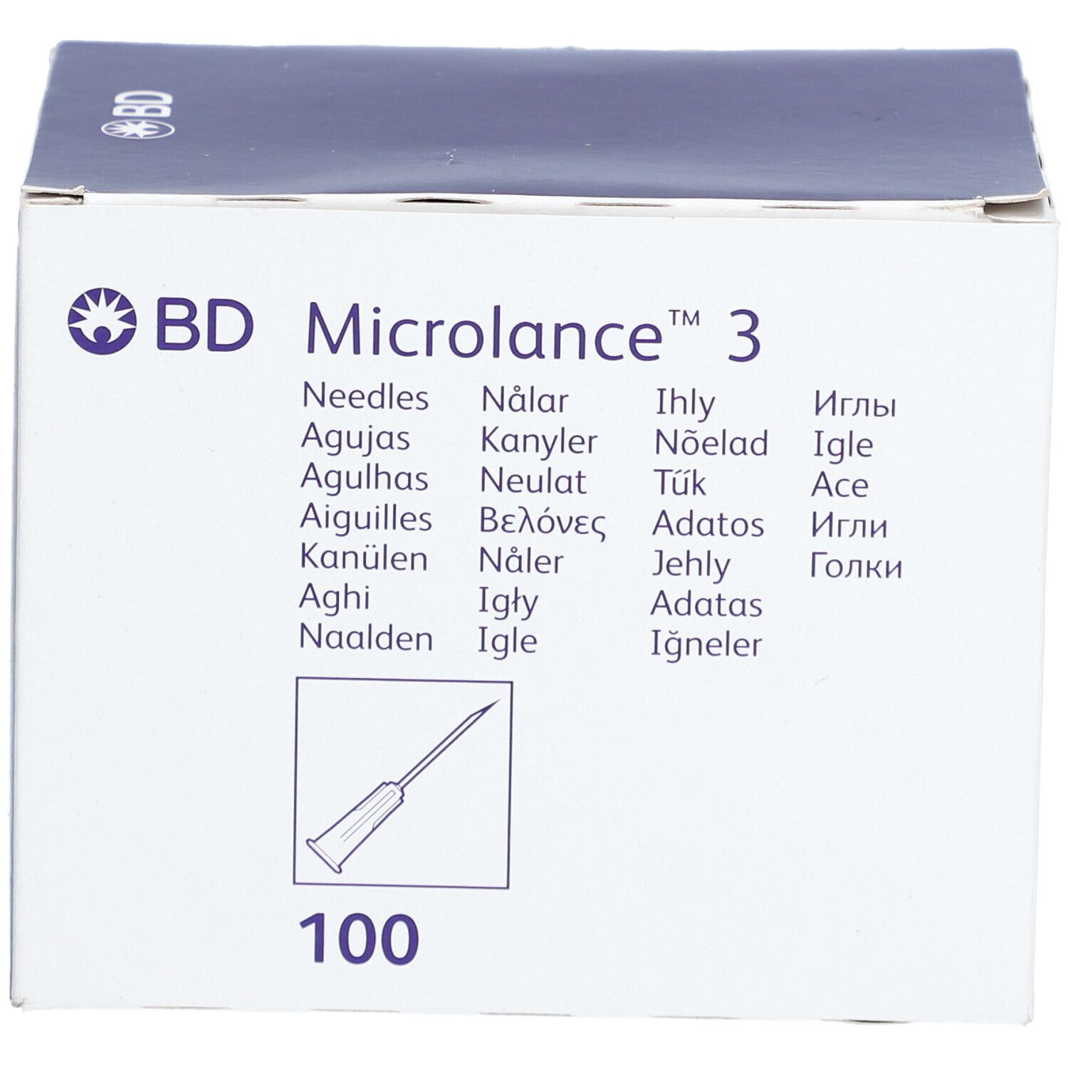 BD Microlance 3 Aiguilles 23G 1 RB 0.6x25Mm Bleu