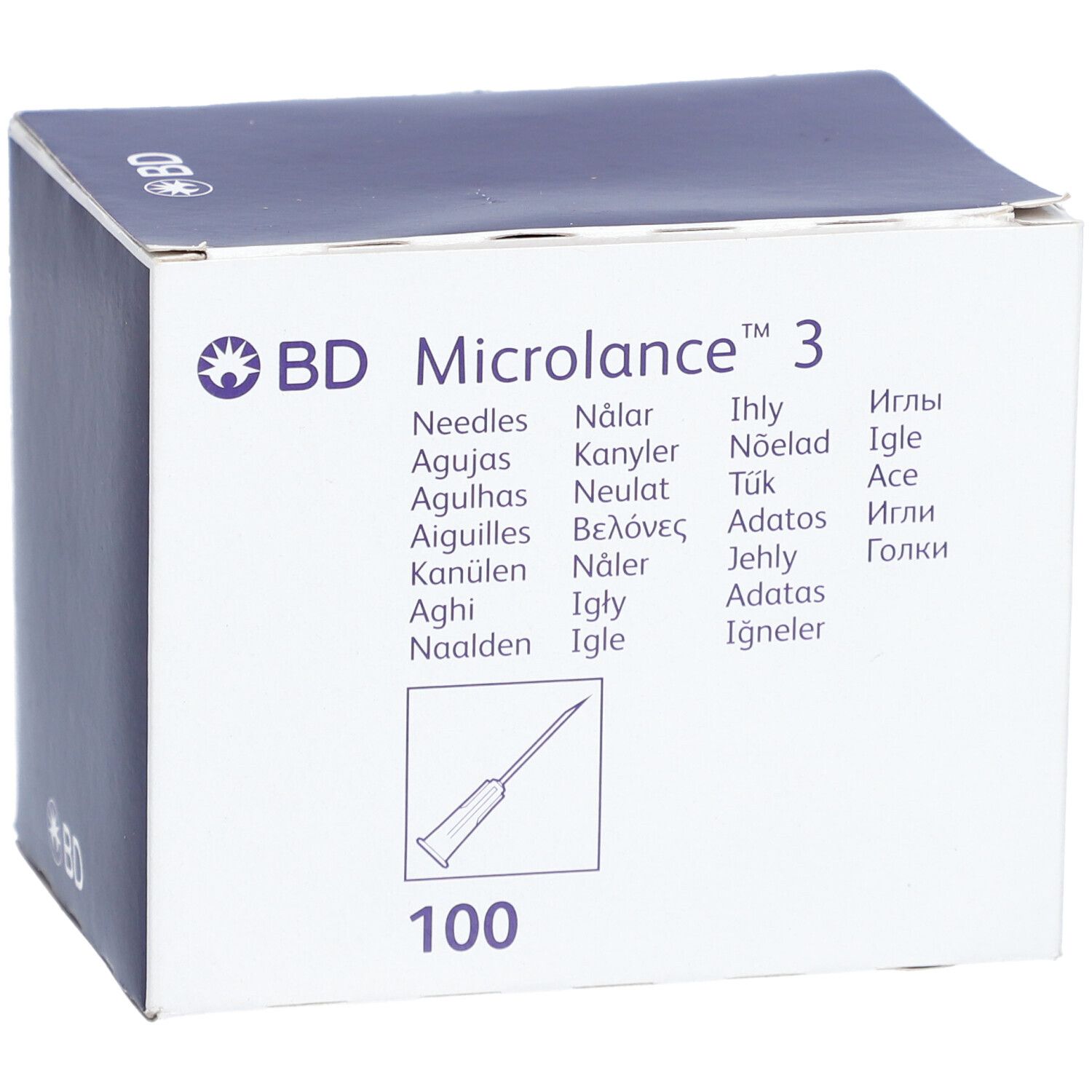 BD Microlance 3 Aiguilles 23G 1 RB 0.6x25Mm Bleu